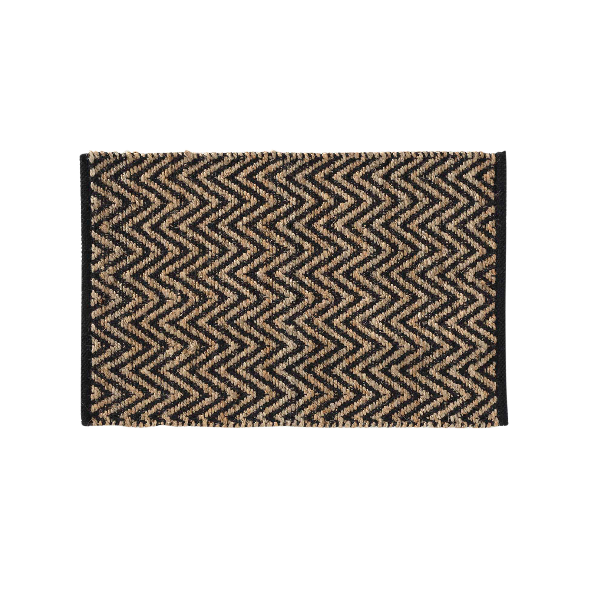 Tapis en jute 60x90cm ZIGZAG