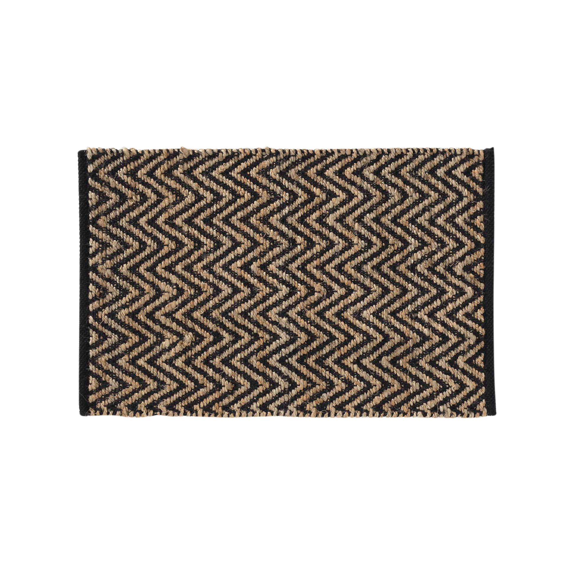 Tapis en jute 60x90cm ZIGZAG