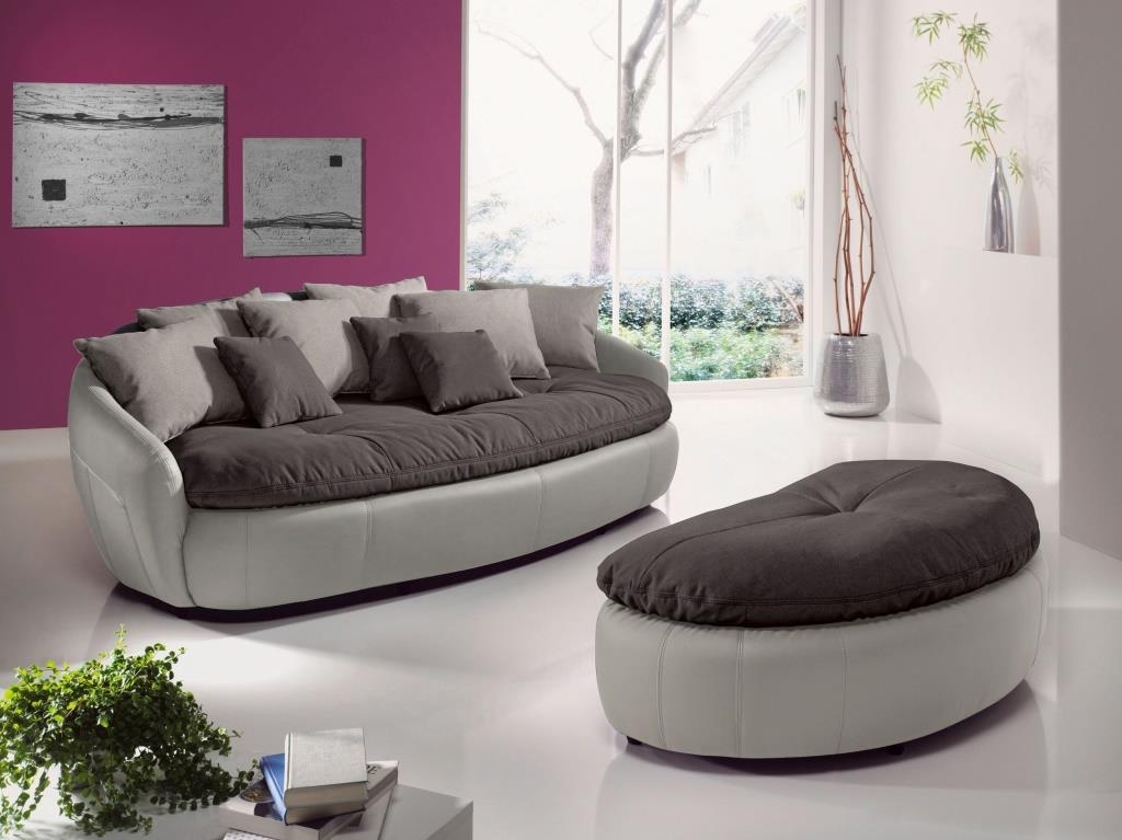 Canapé XXL avec pouf ARUBA II