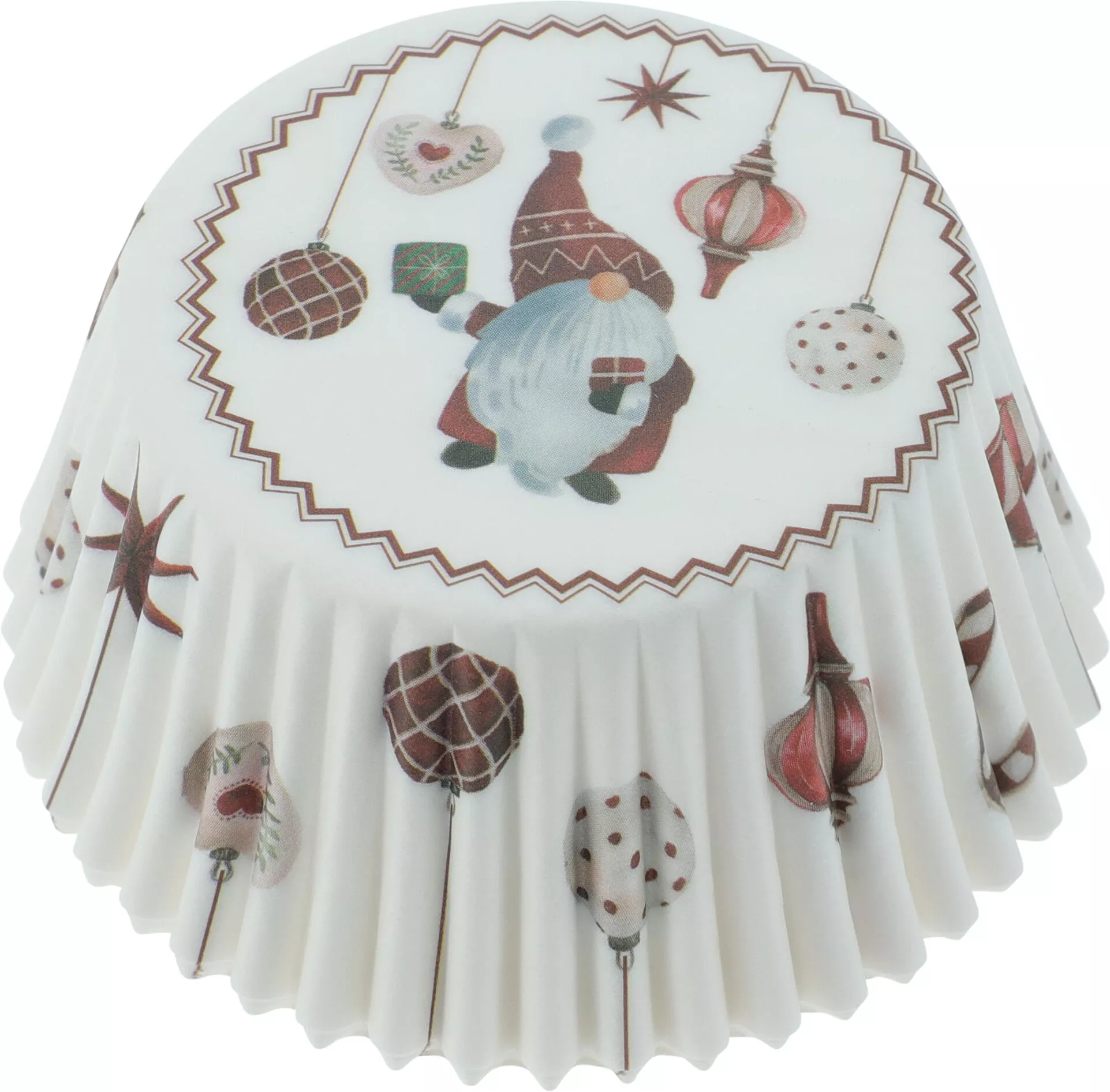 Lot de 100 moules à muffins motif lutin CHRISTMAS