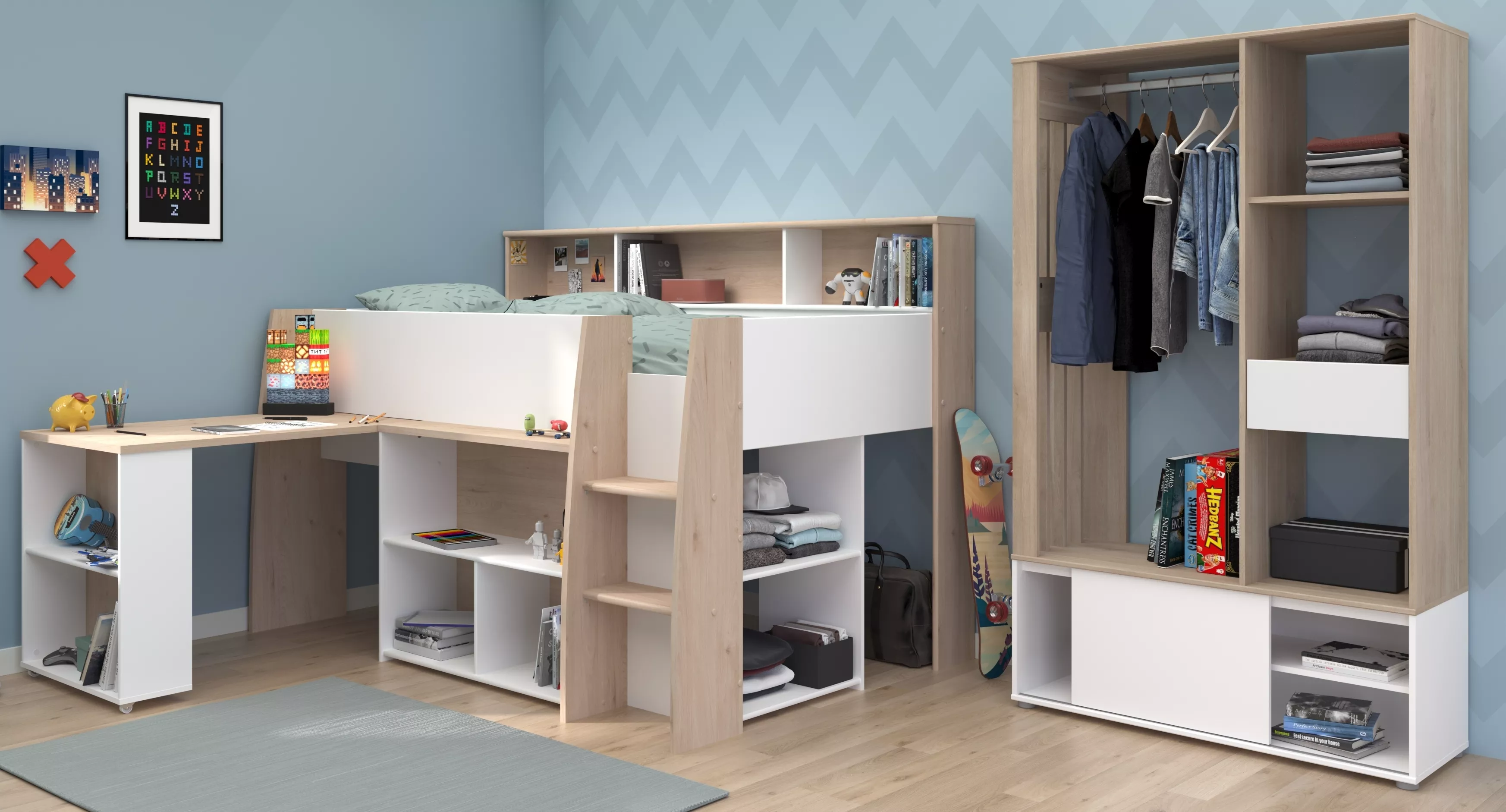 Chambre junior 2 éléments AUSTIN 11