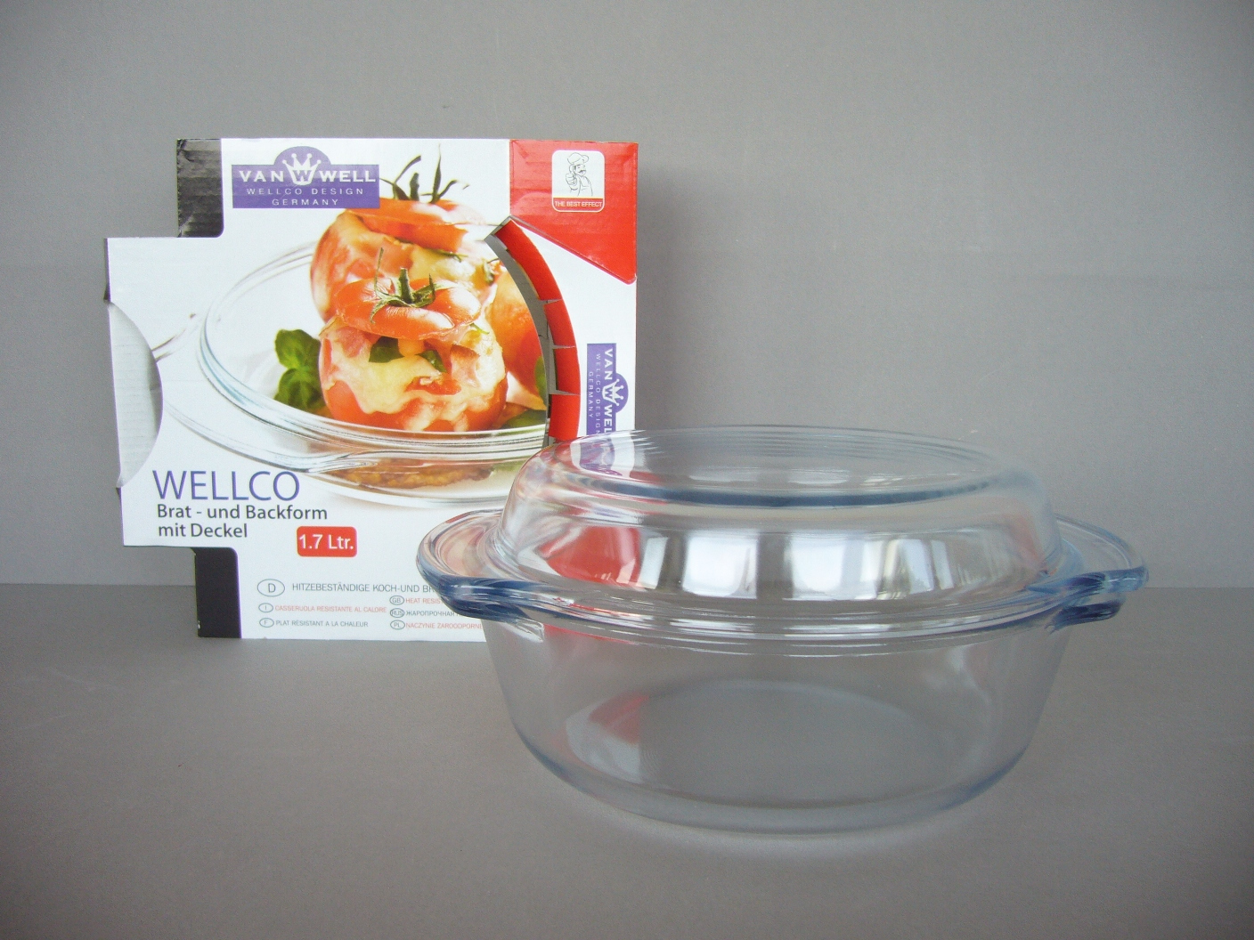 Plat à graftin avec couvercle WELLCO