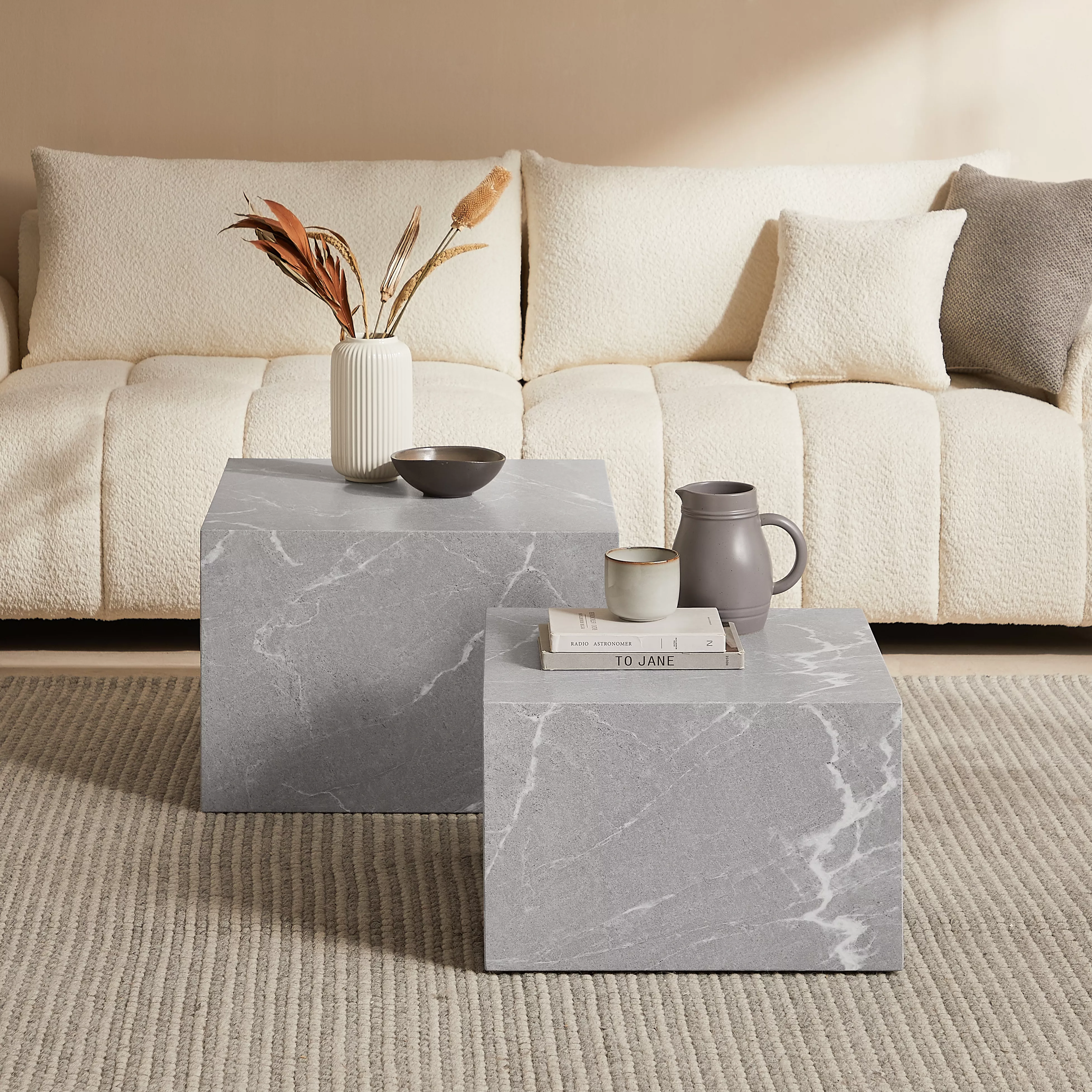 Lot de 2 tables basses AGUNG