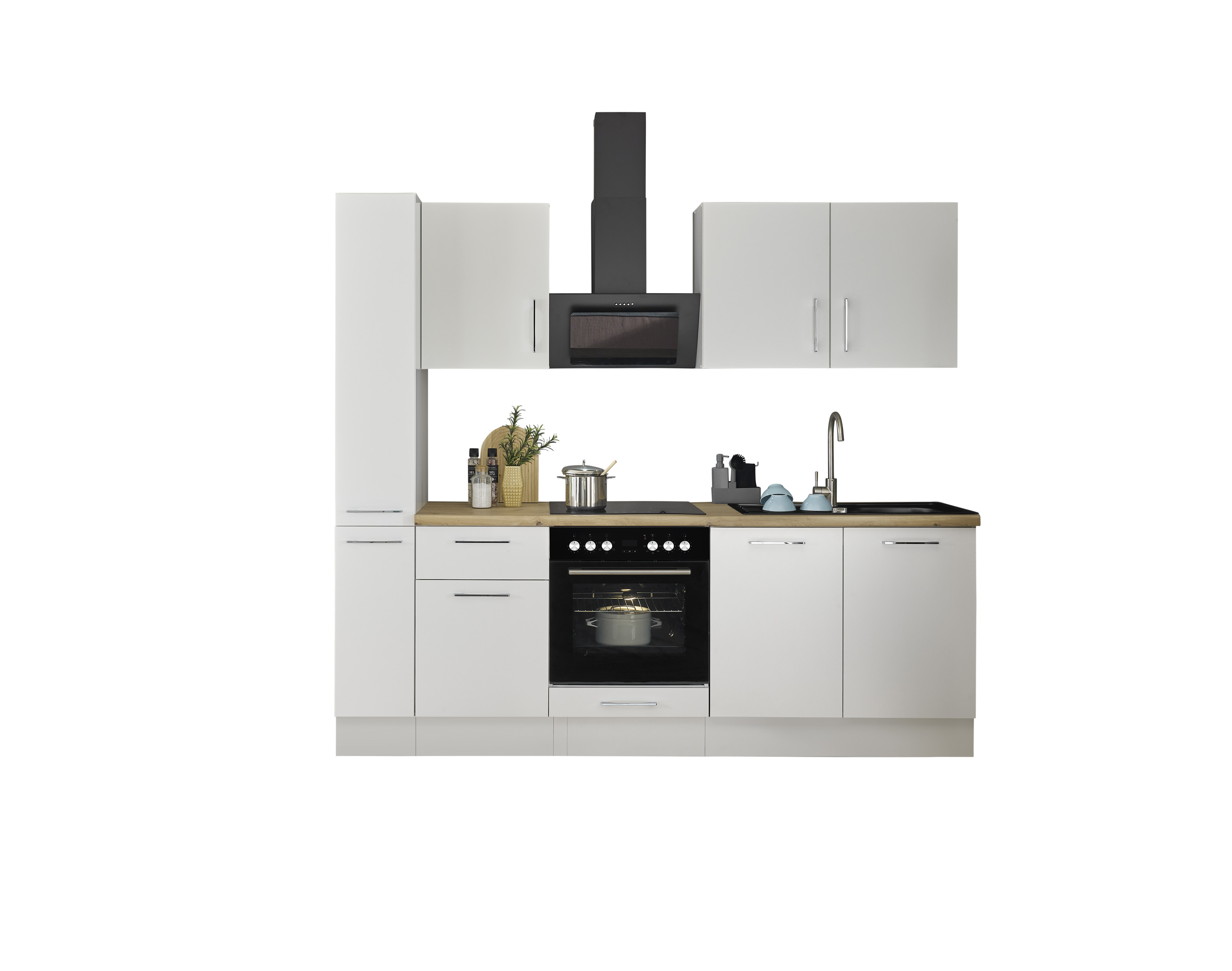 Bloc cuisine avec électroménager CORNWALL (bloc cuisine-armoire coulissante) II Bloc cuisine avec électroménager CORNWALL (bloc cuisine-armoire coulissante) II