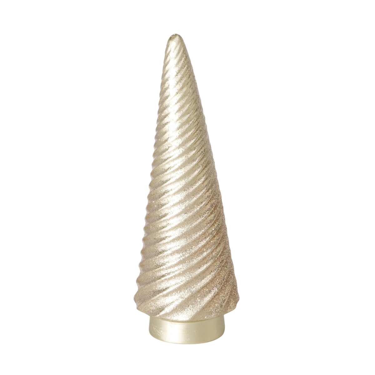 Figurine décorative sapin ton doré LORENZA