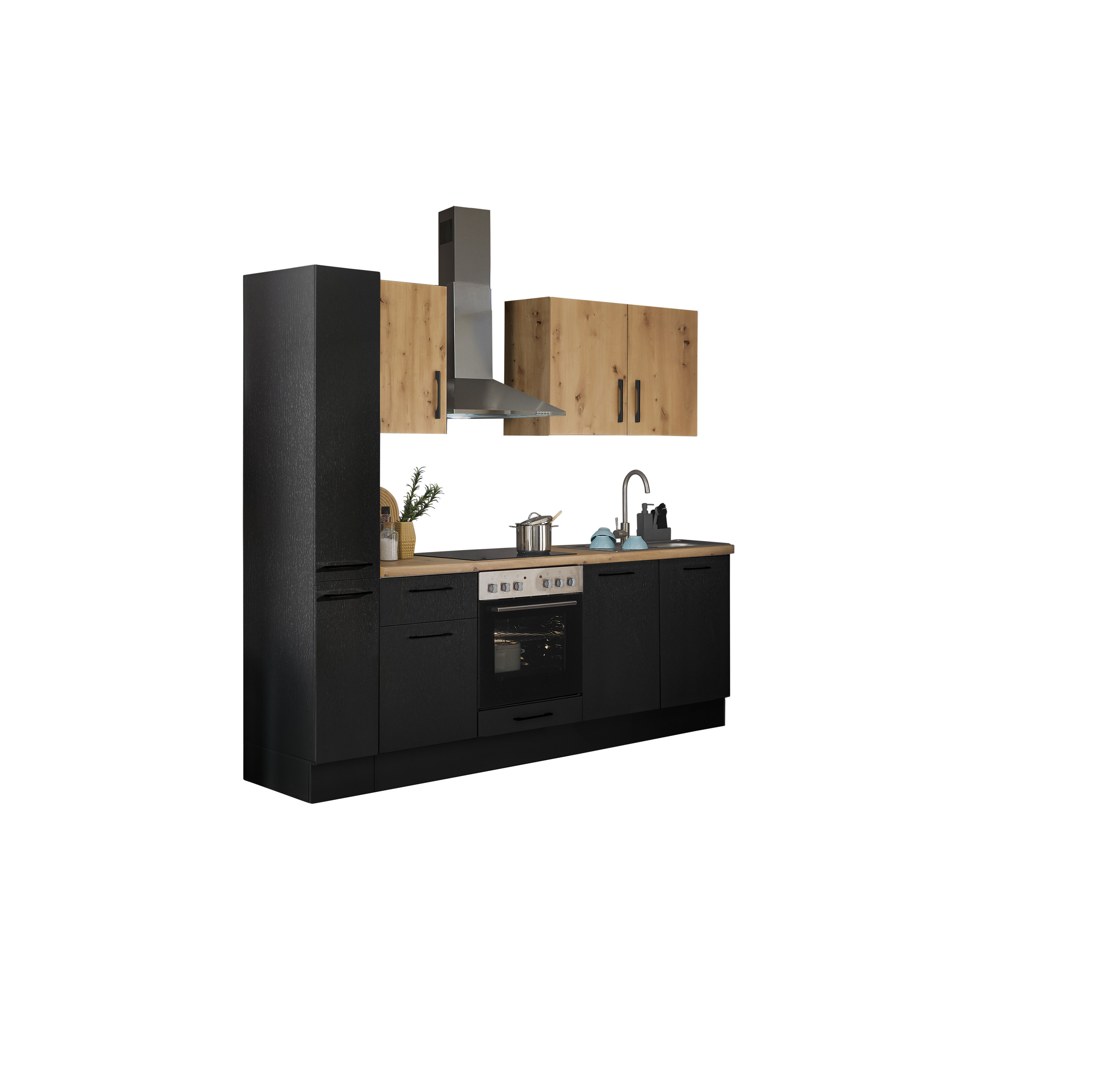 Bloc cuisine avec électroménager CORNWALL (bloc cuisine-armoire coulissante) III