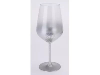 Verre à vin ton argent 490ml NEROLI