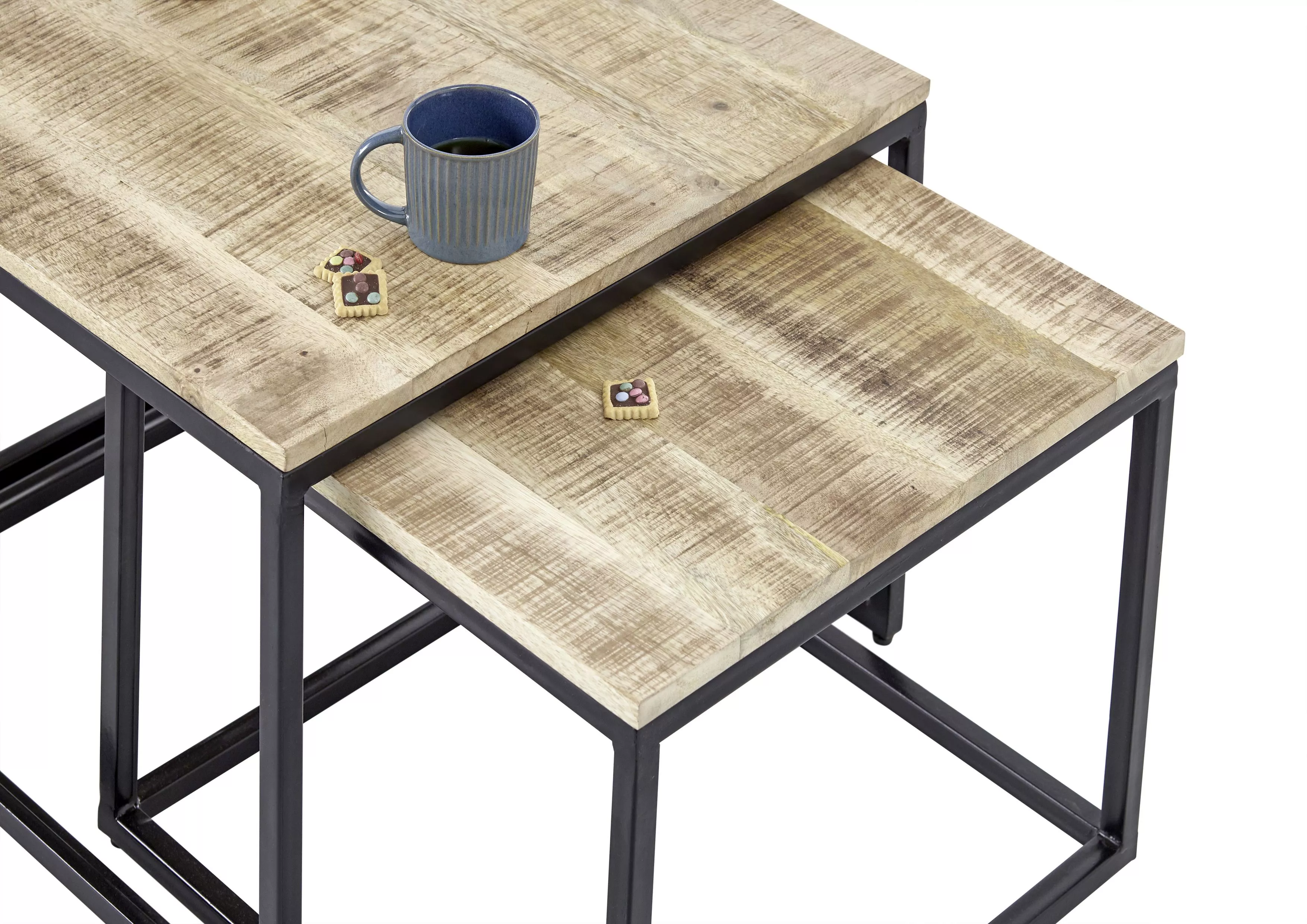 Lot de 3 tables basses gigognes HARRY