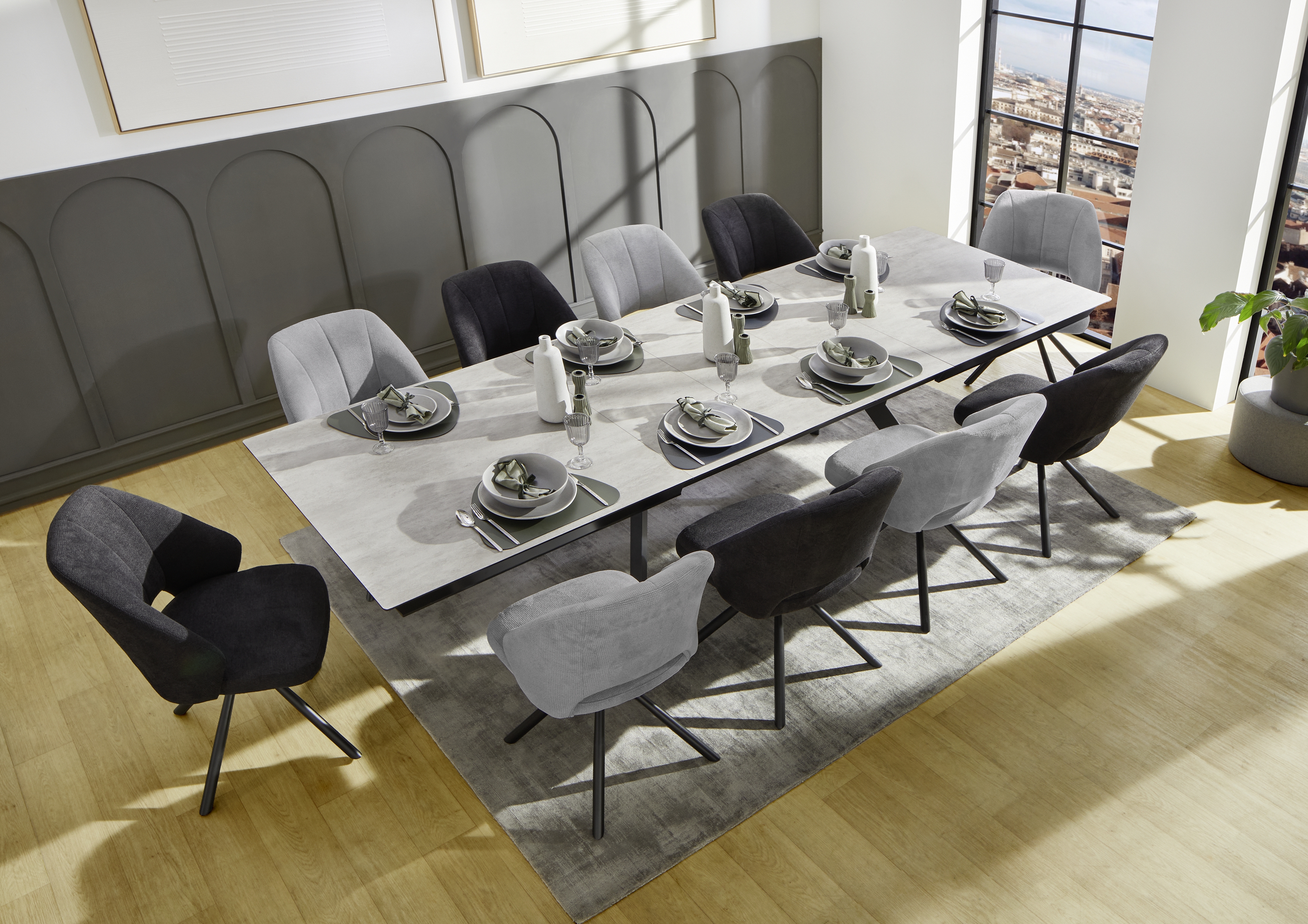 Table à manger à rallonges TYSON 320
