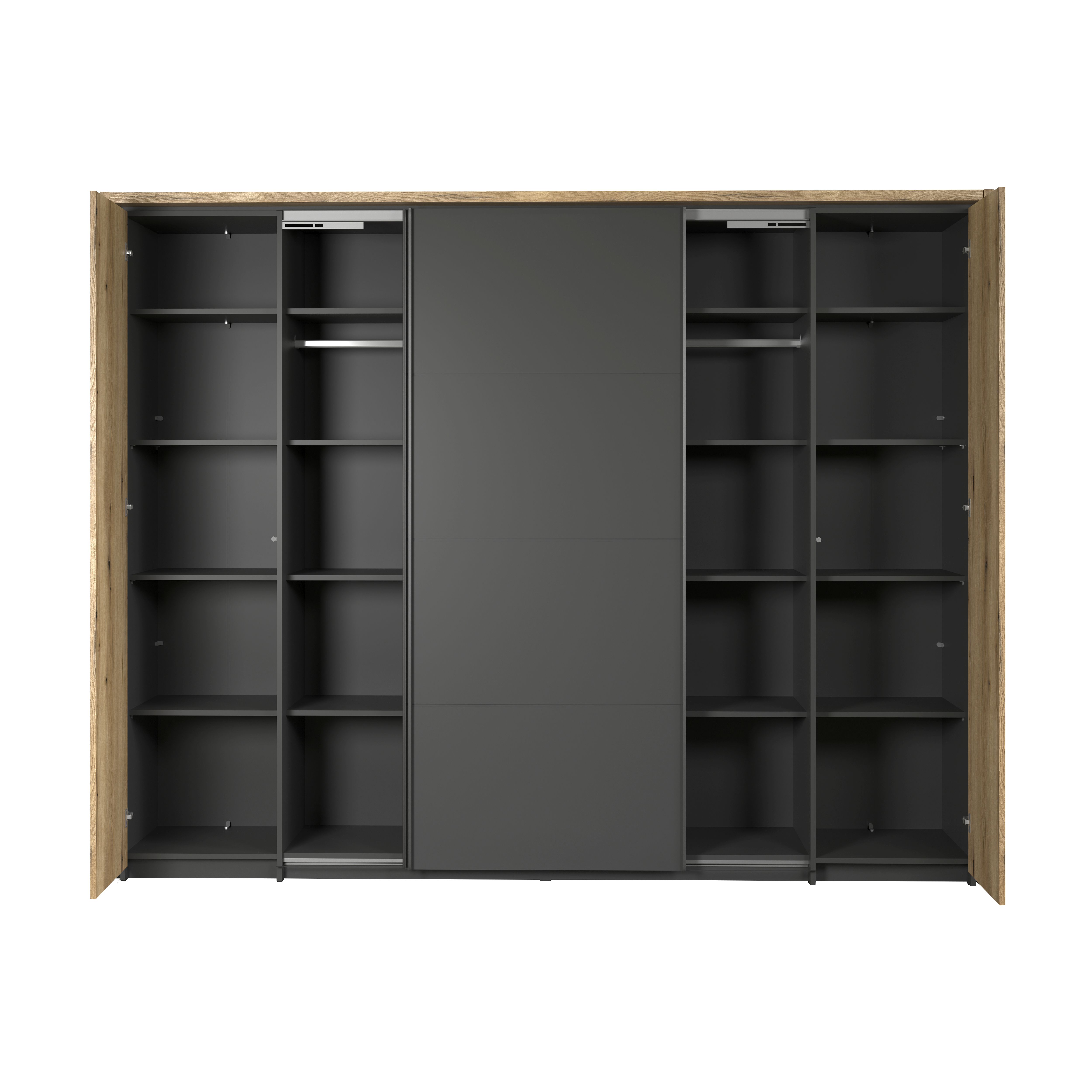 Armoire à portes battantes et coulissantes ESTEBAN
