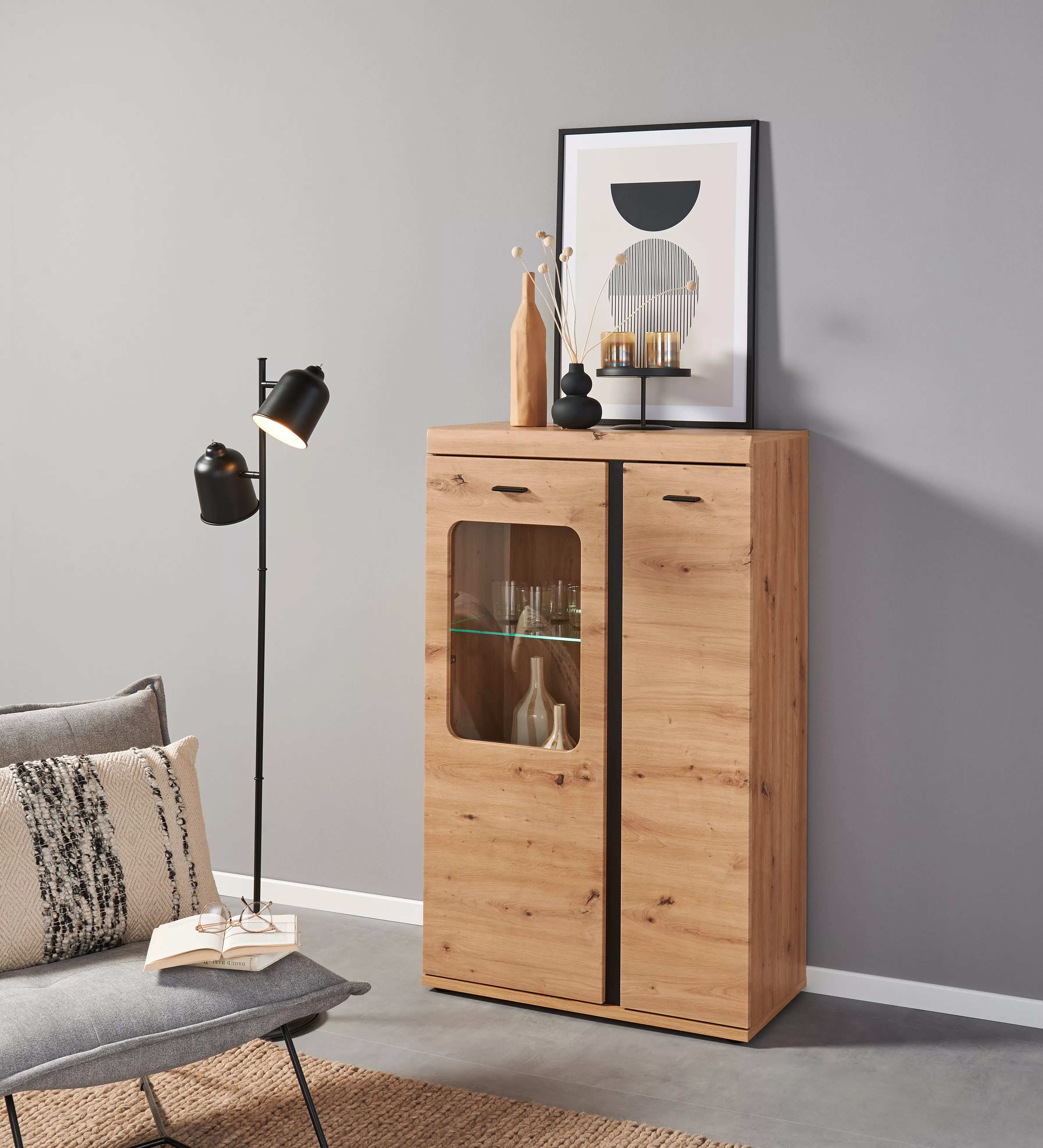 Highboardvitrine KRETA Highboardvitrine KRETA