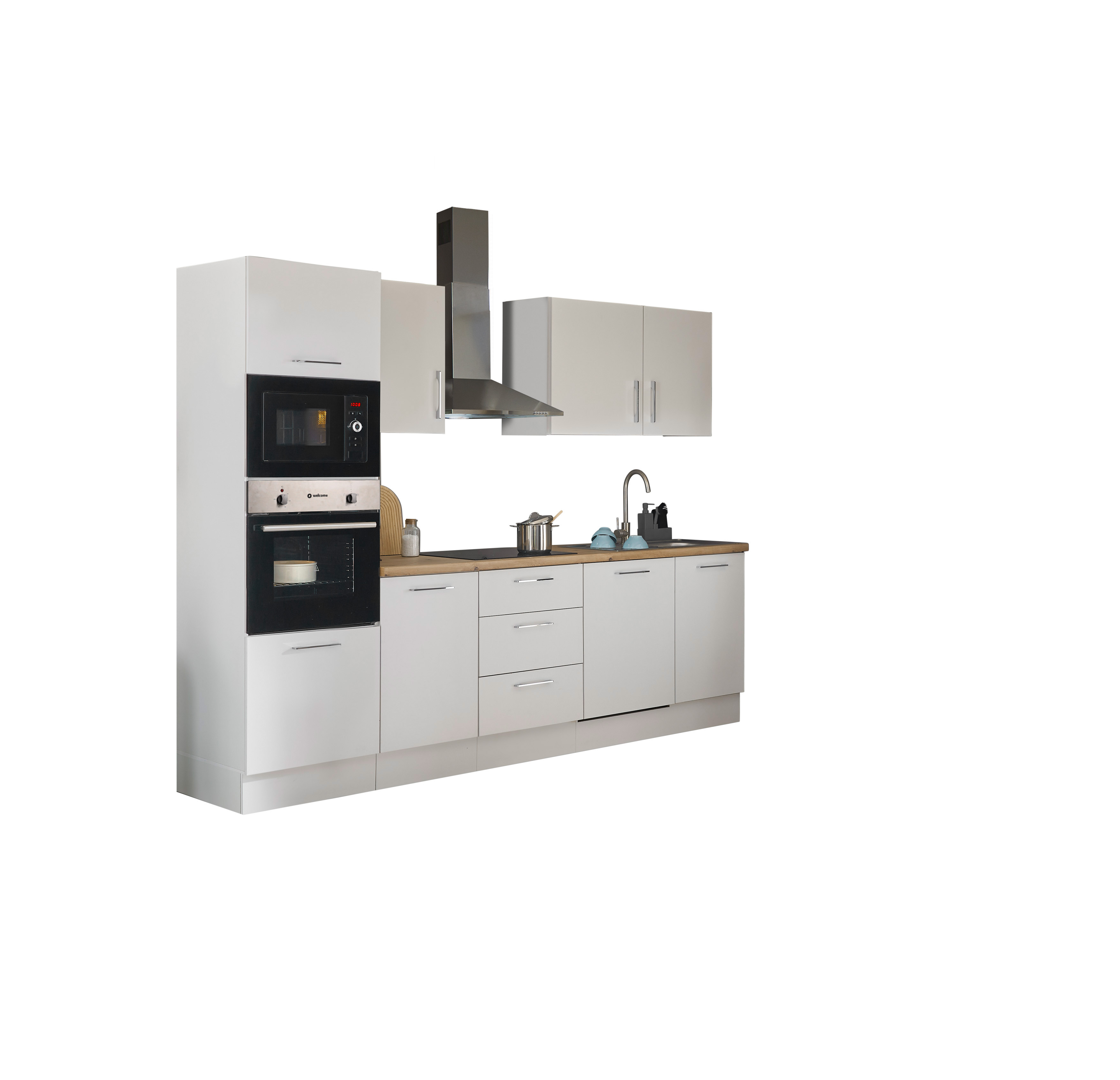 Bloc cuisine avec électroménager CORNWALL (bloc cuisine-four-micro-ondes) III