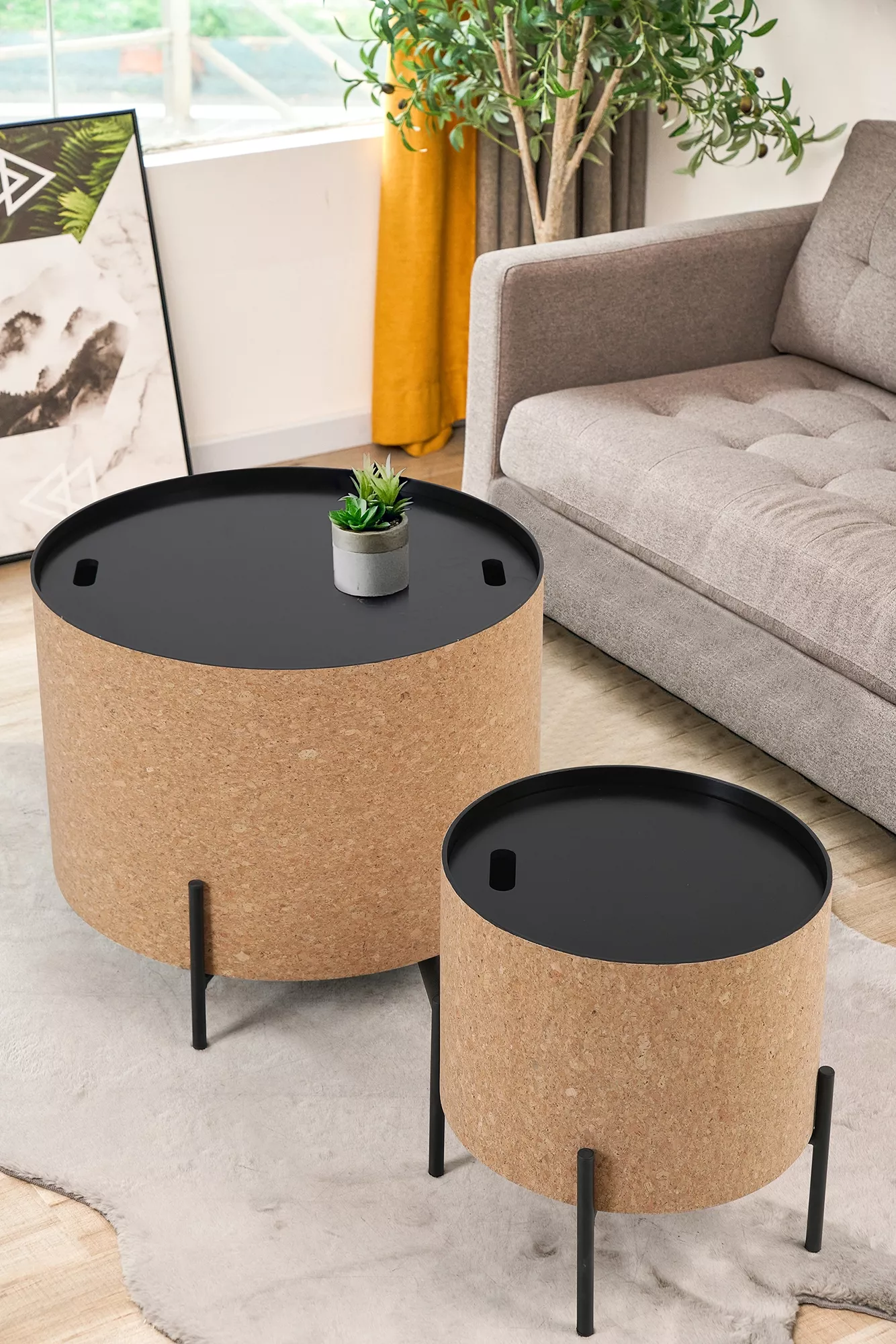 Lot de 2 tables basses JODOIGNE