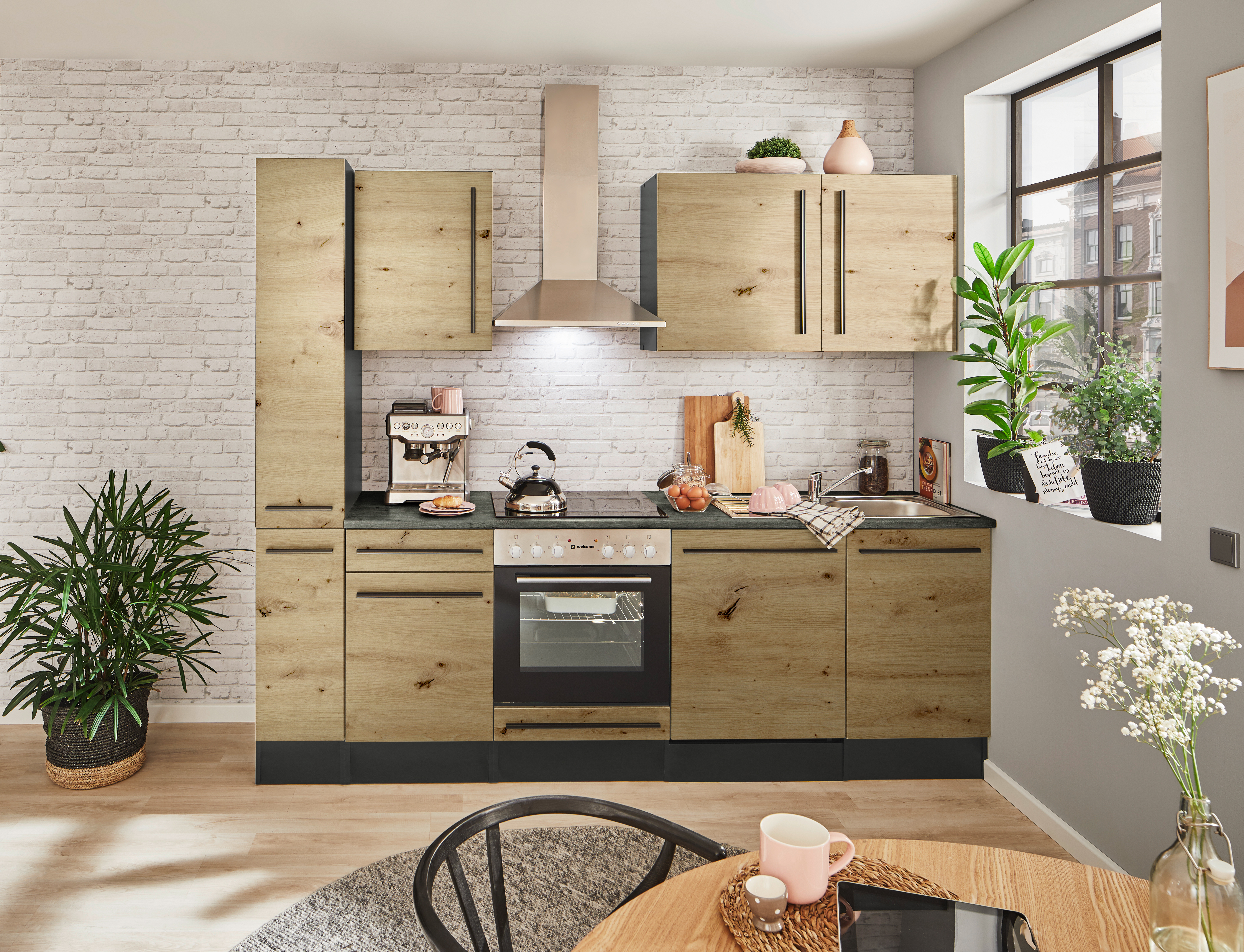 Bloc cuisine avec électroménager JAZZ 8 (bloc cuisine-armoire coulissante) III