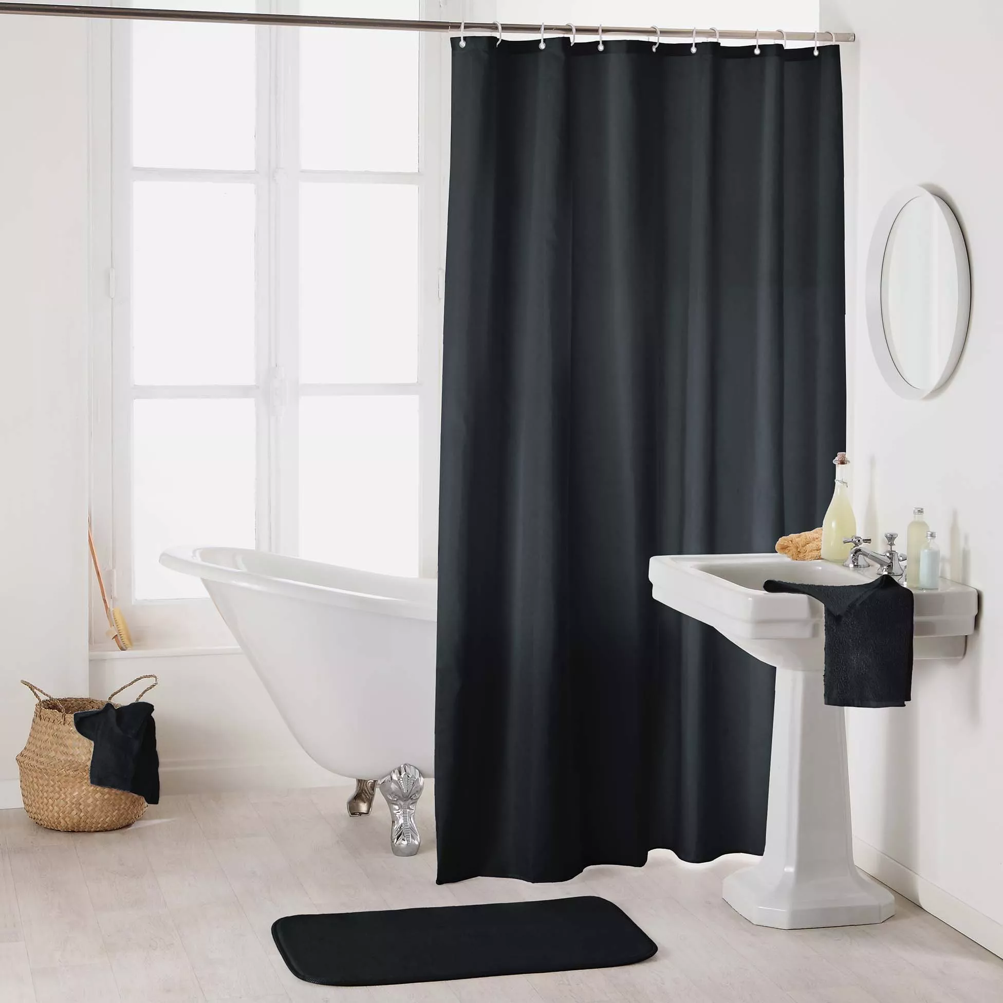 Rideau de douche à œillets ESSENCIA