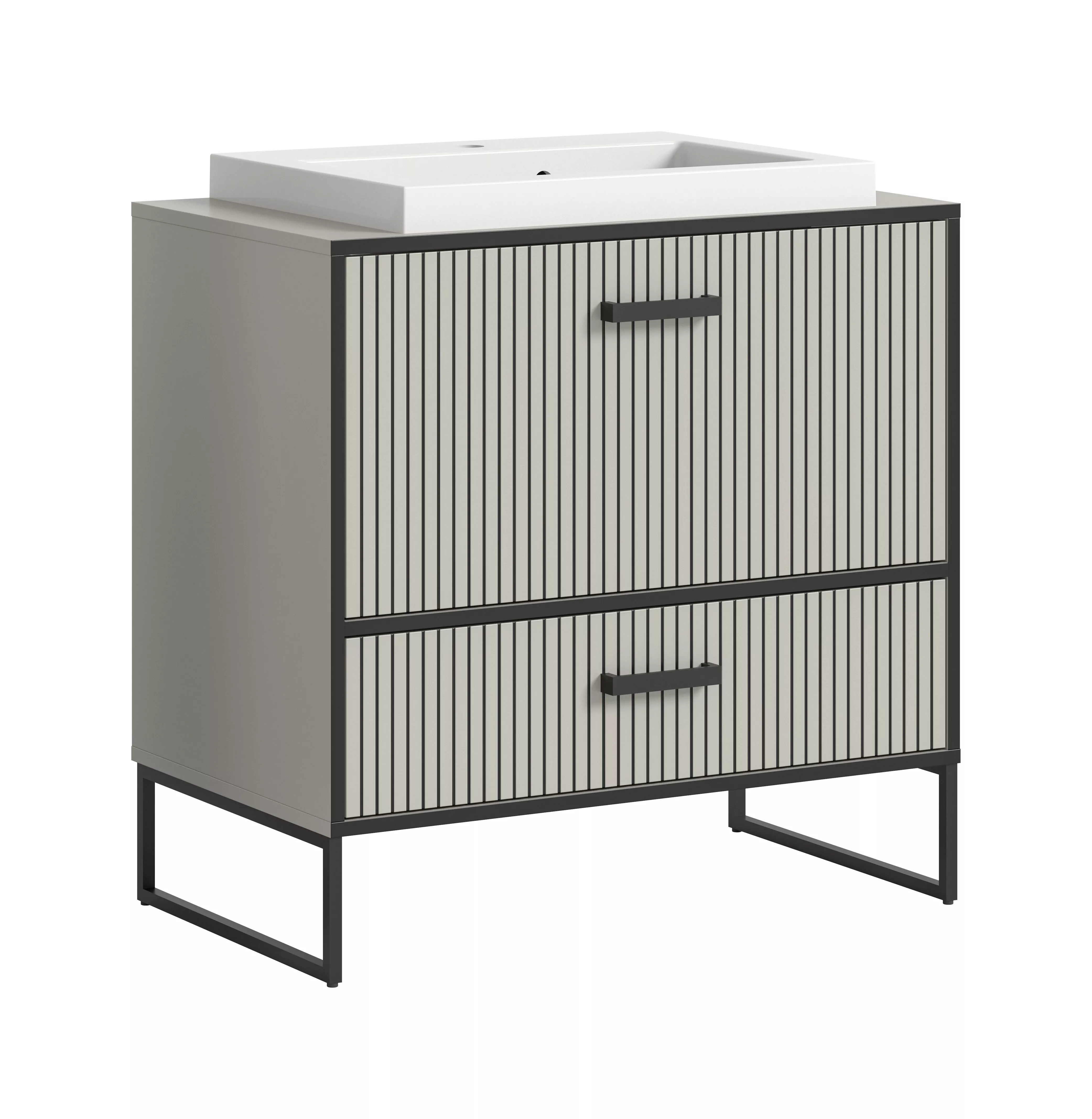Waschbeckenunterschrank mit Waschbecken BAGNO