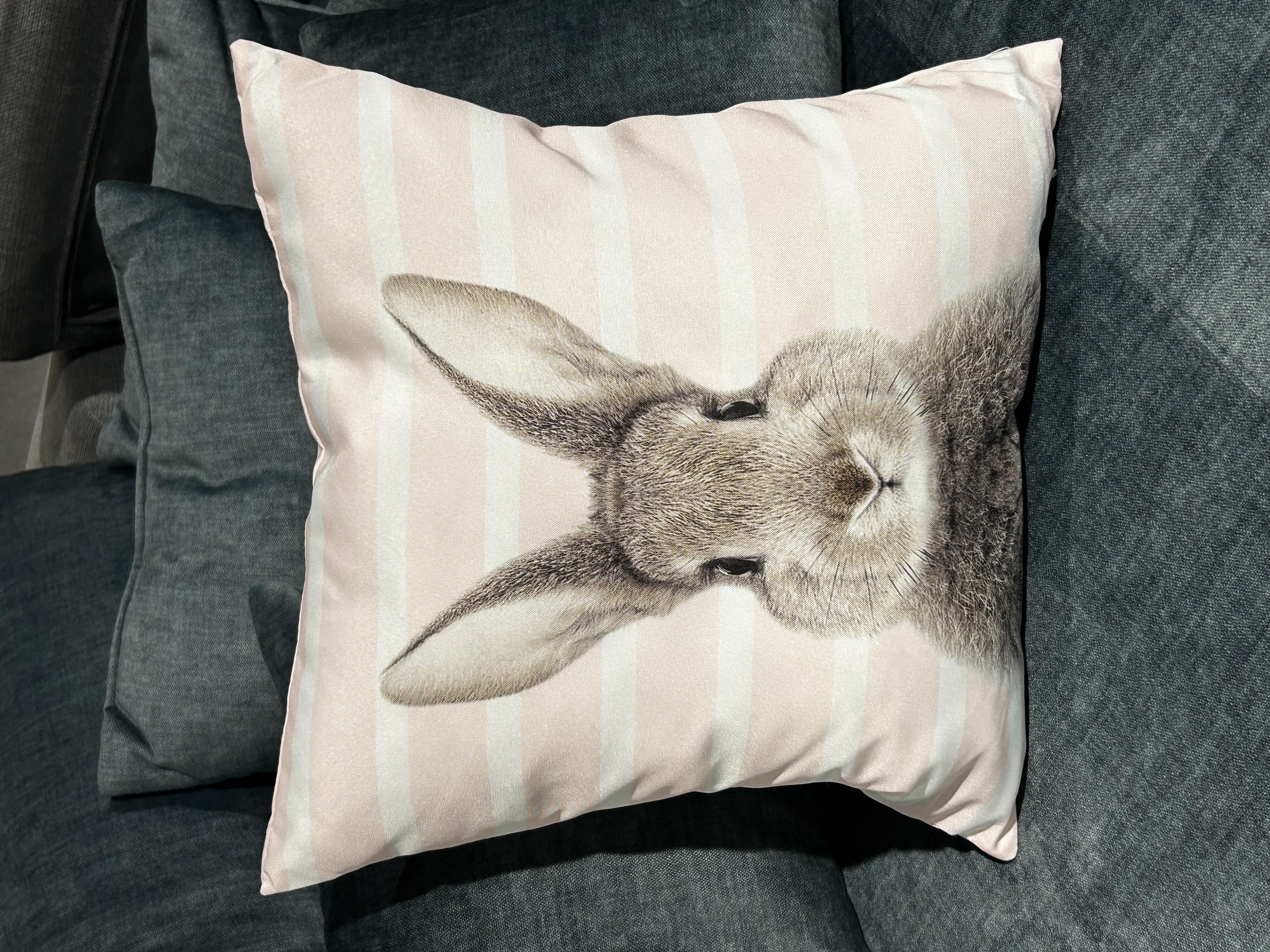 Coussin tête de lapin ROGER