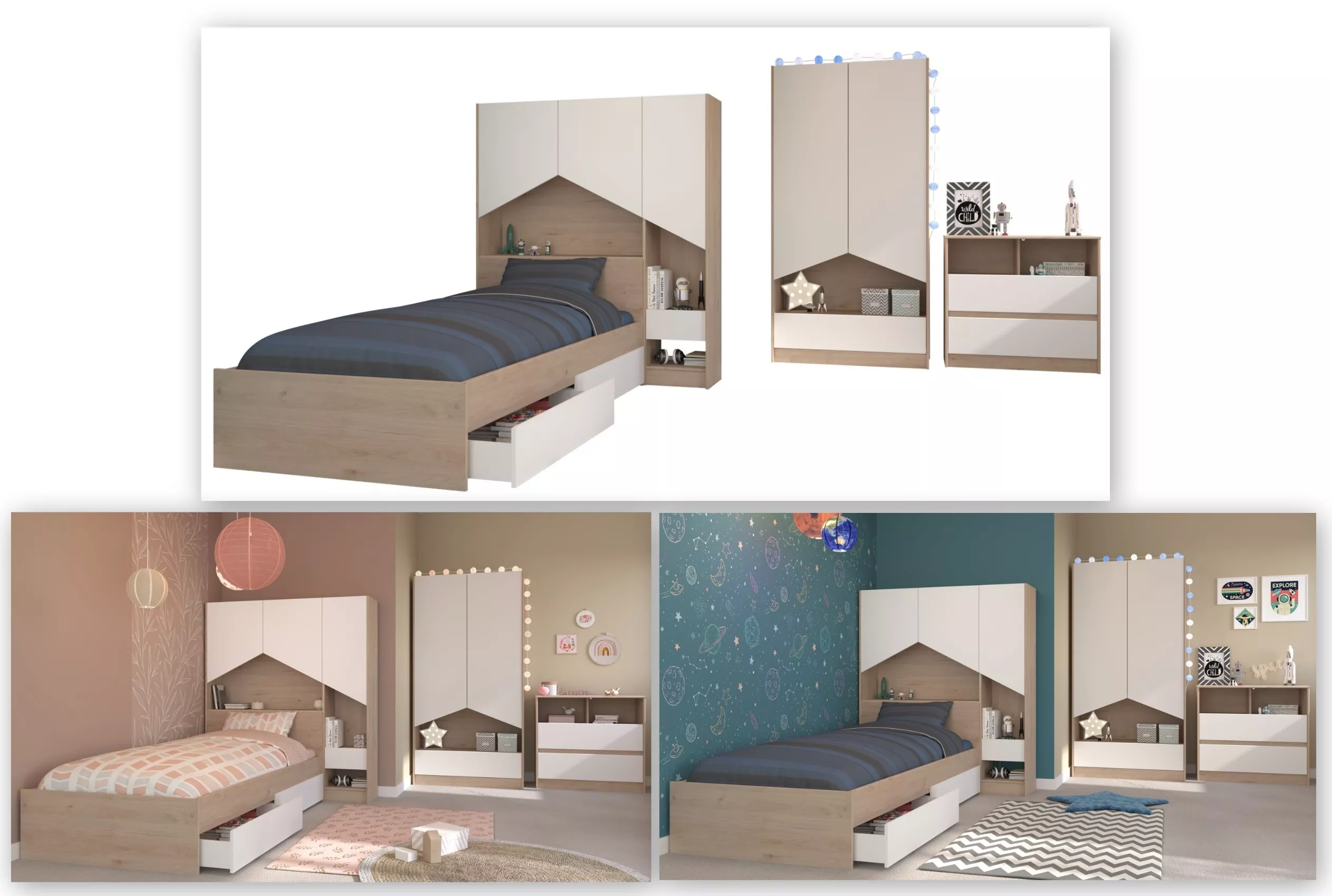 Chambre junior 5 éléments PHÖNIX 2