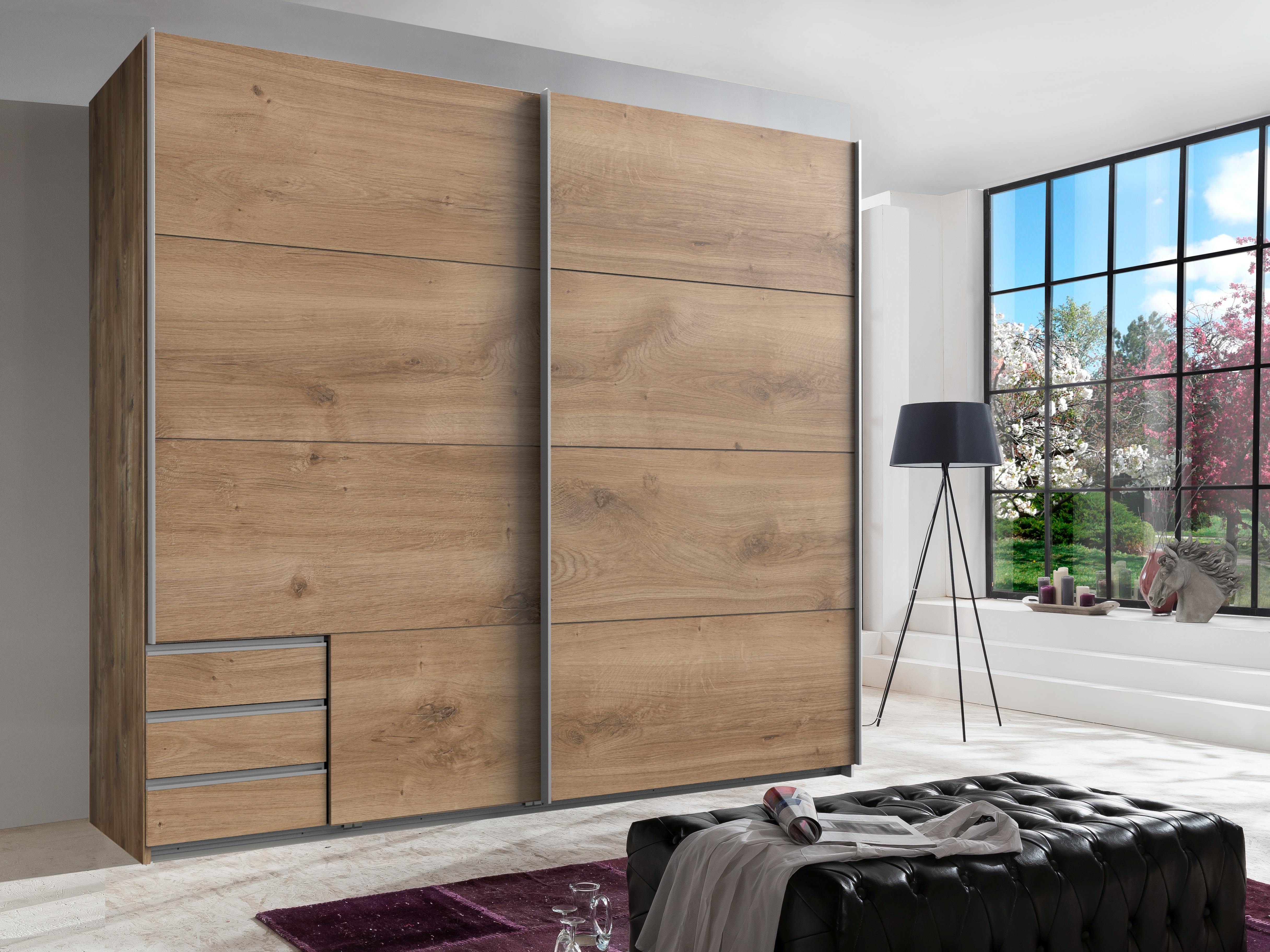 Armoire à portes coulissantes SEATTLE Armoire à portes coulissantes SEATTLE