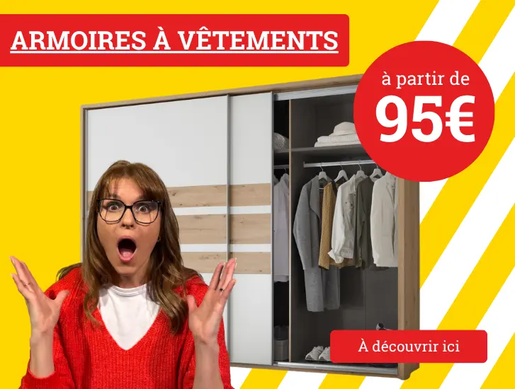 Des armoires à des prix MEGA – découvrez-les ici et faites des économies>