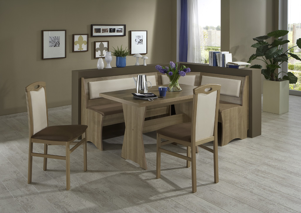 Coin repas avec banquette d'angle BOZEN