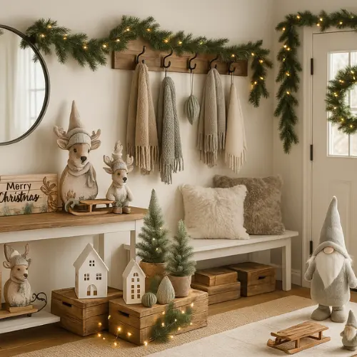 Décorations de Noël : nature et verdure