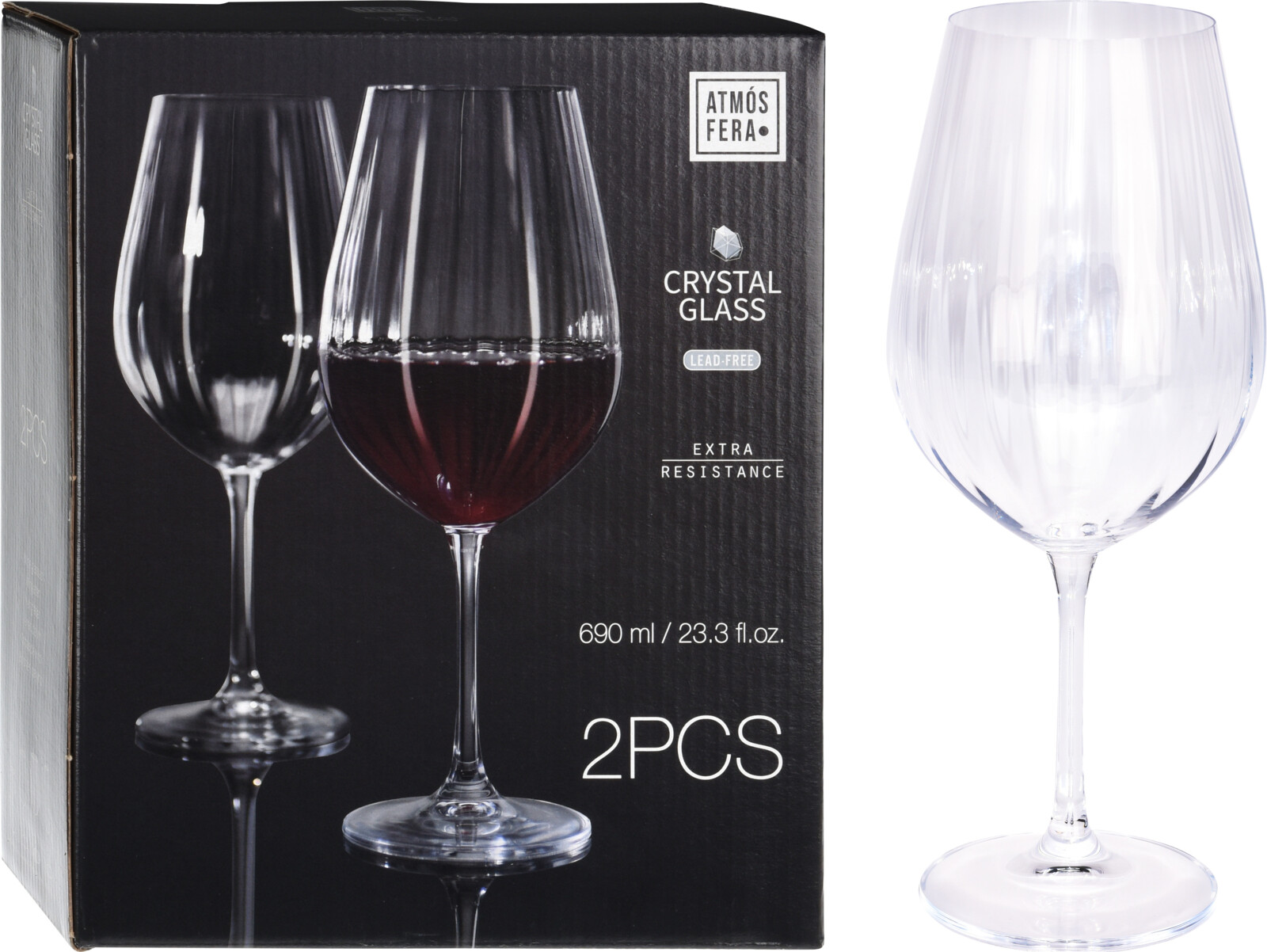 Verres à vin rouge 2 pièces