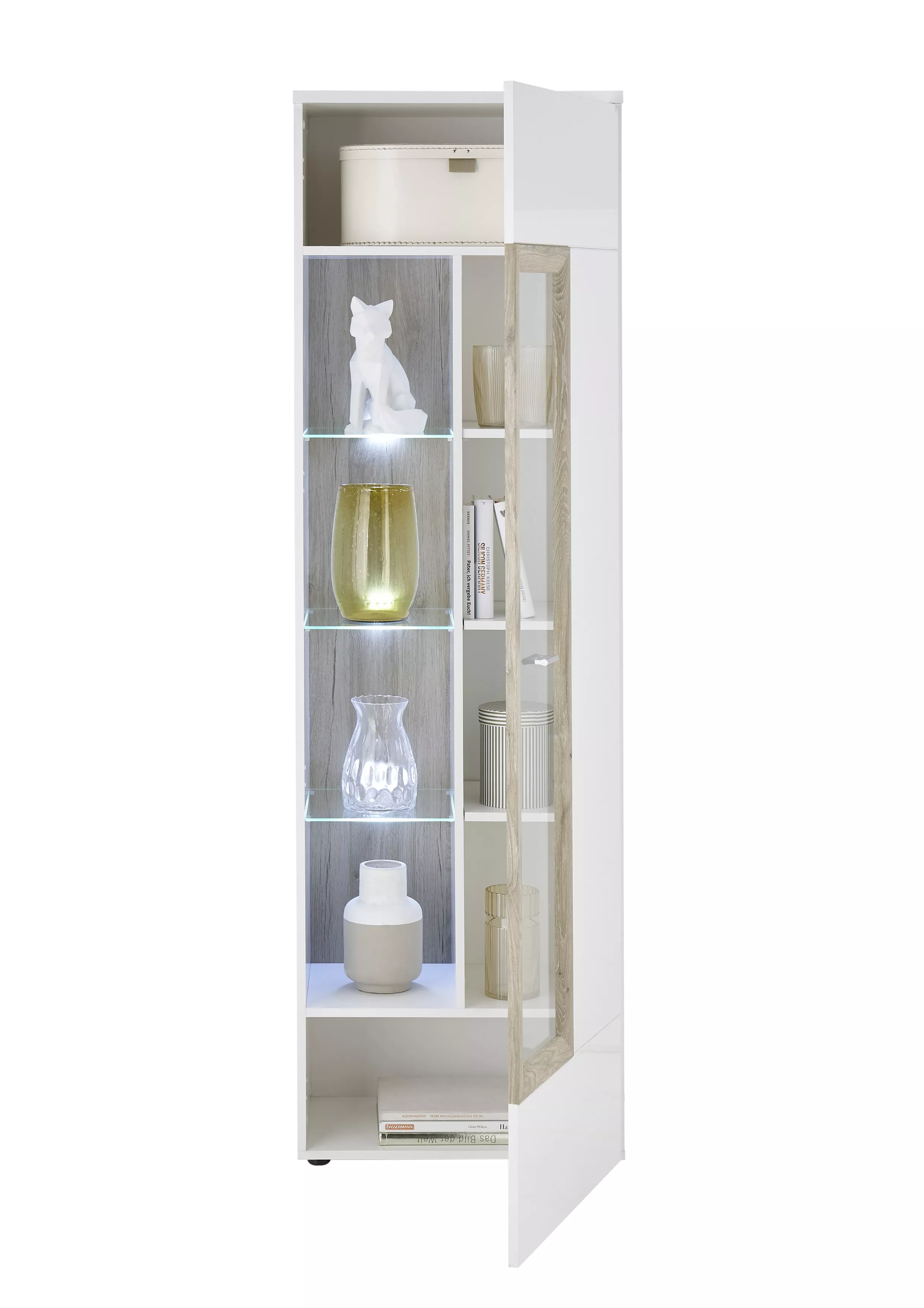 Meuble vitrine avec éclairage BRÜNN