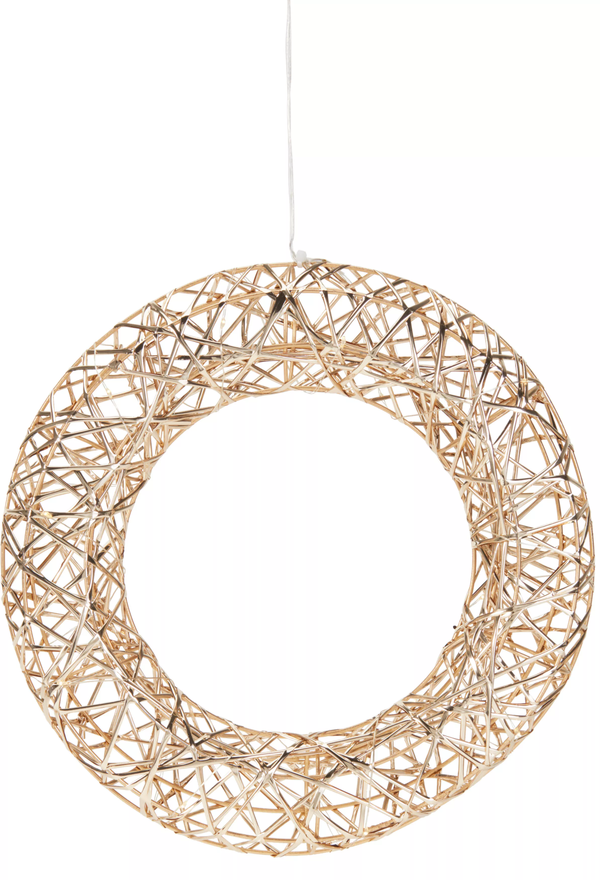 Couronne avec LED CHRISTMAS