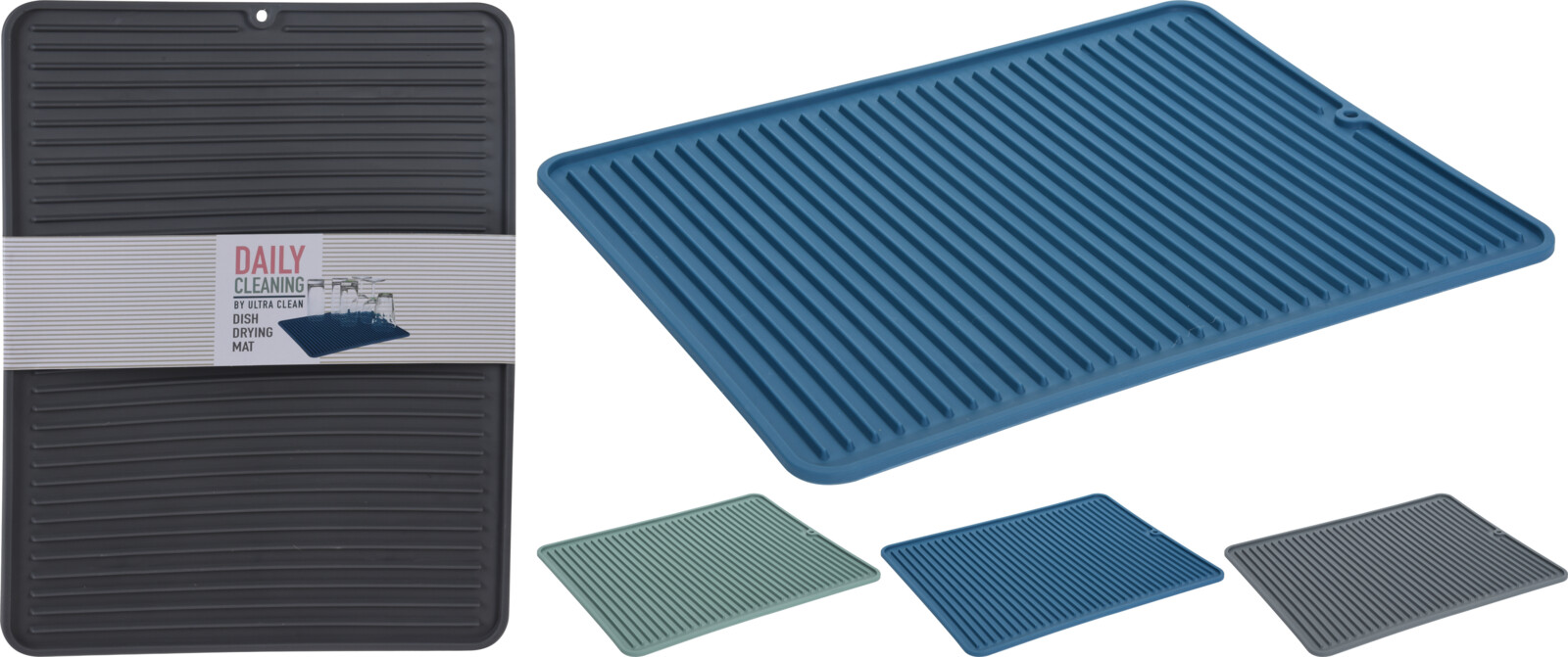 Tapis égouttoir à vaisselle en silicone 31x40cm