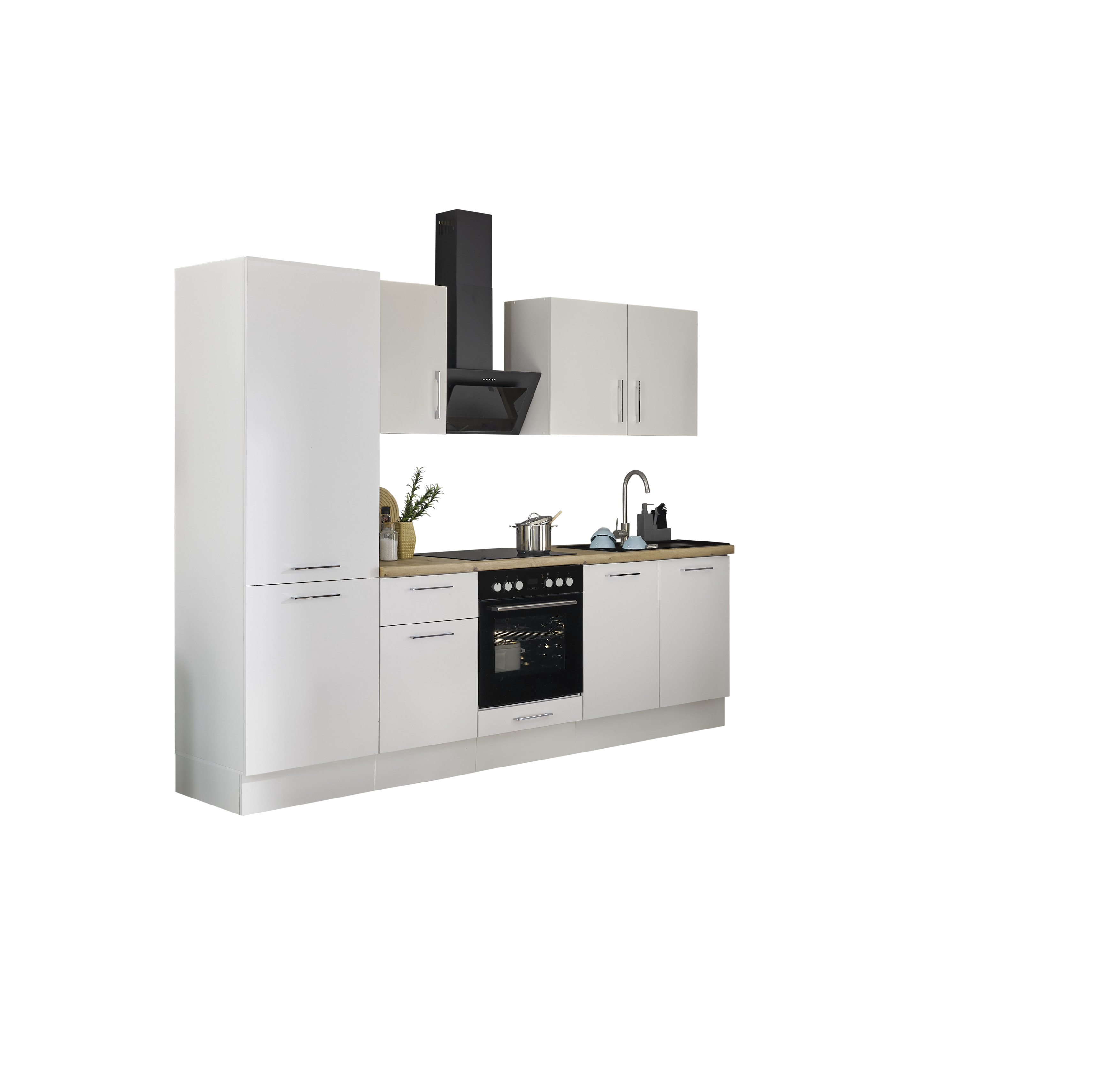 Bloc cuisine avec électroménager CORNWALL (bloc cuisine-réfrigérateur) II