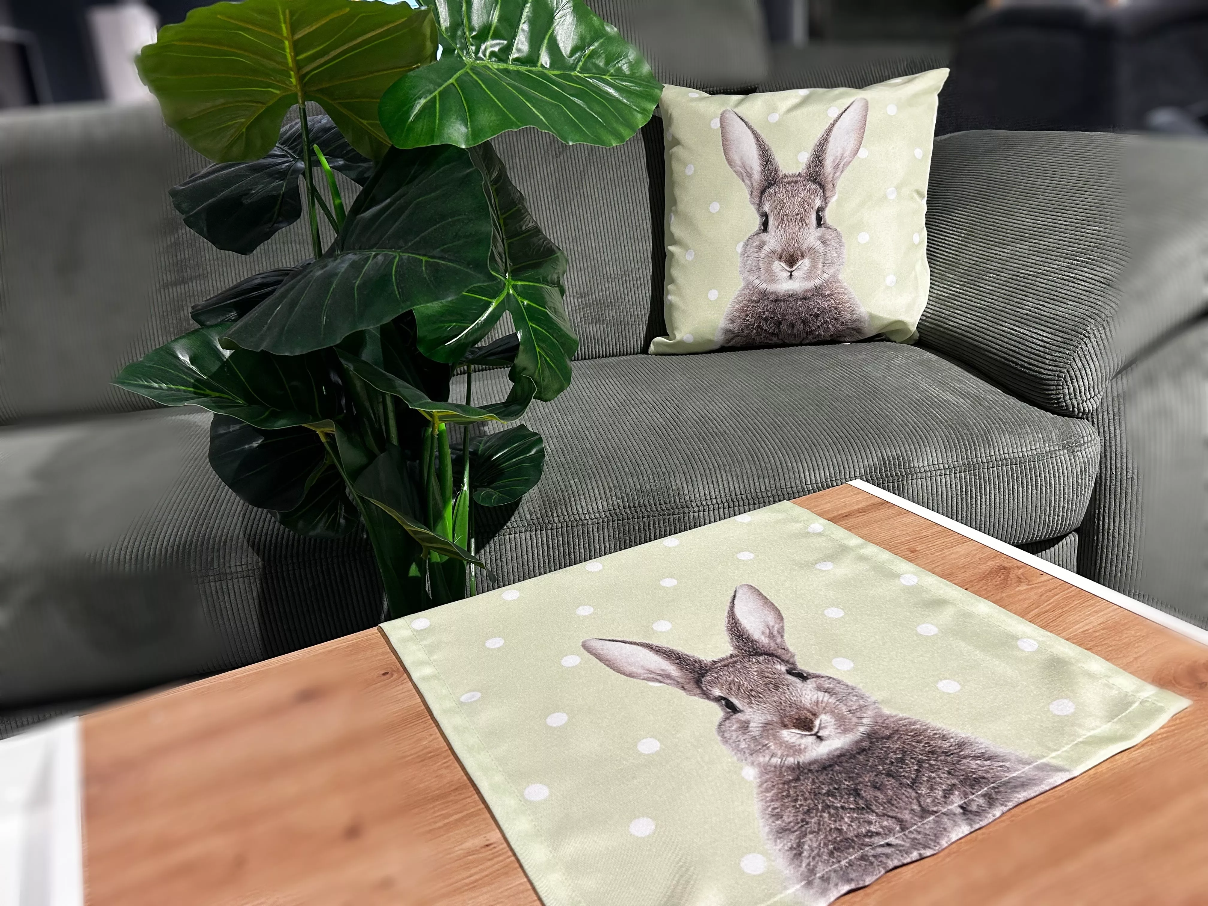 Coussin tête de lapin ROGER