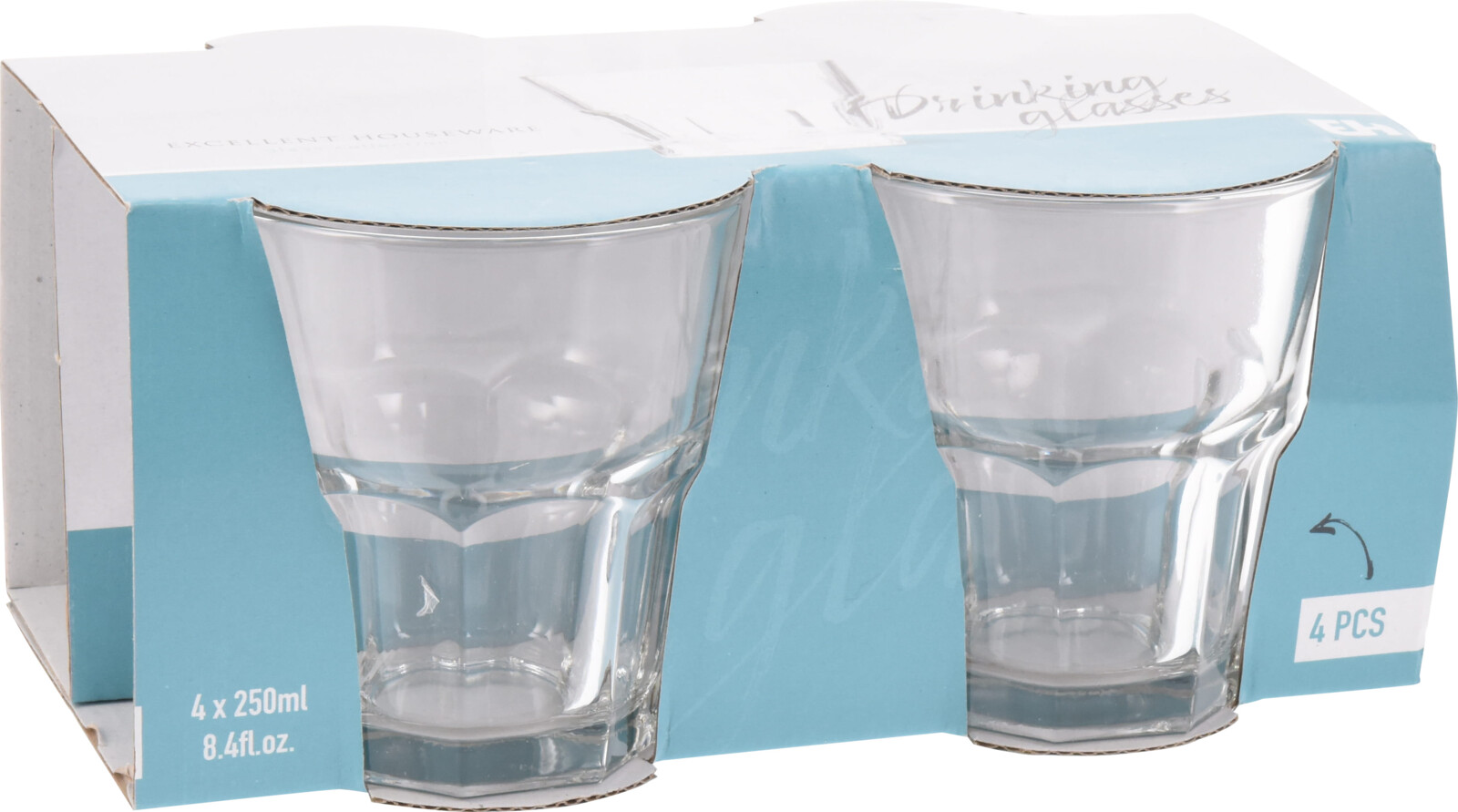 Lot de 4 verres KITCHEN