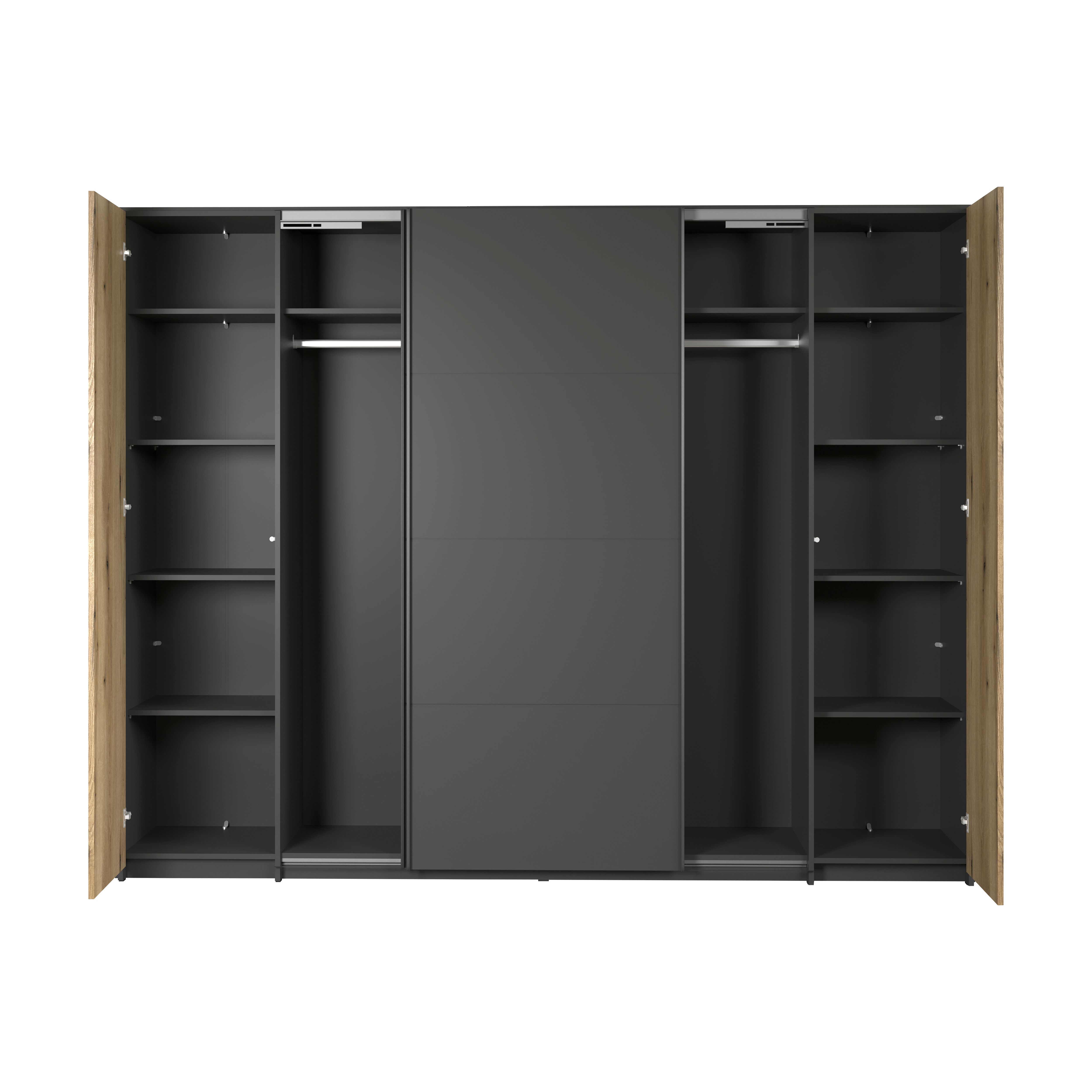 Armoire à portes battantes et coulissantes ESTEBAN