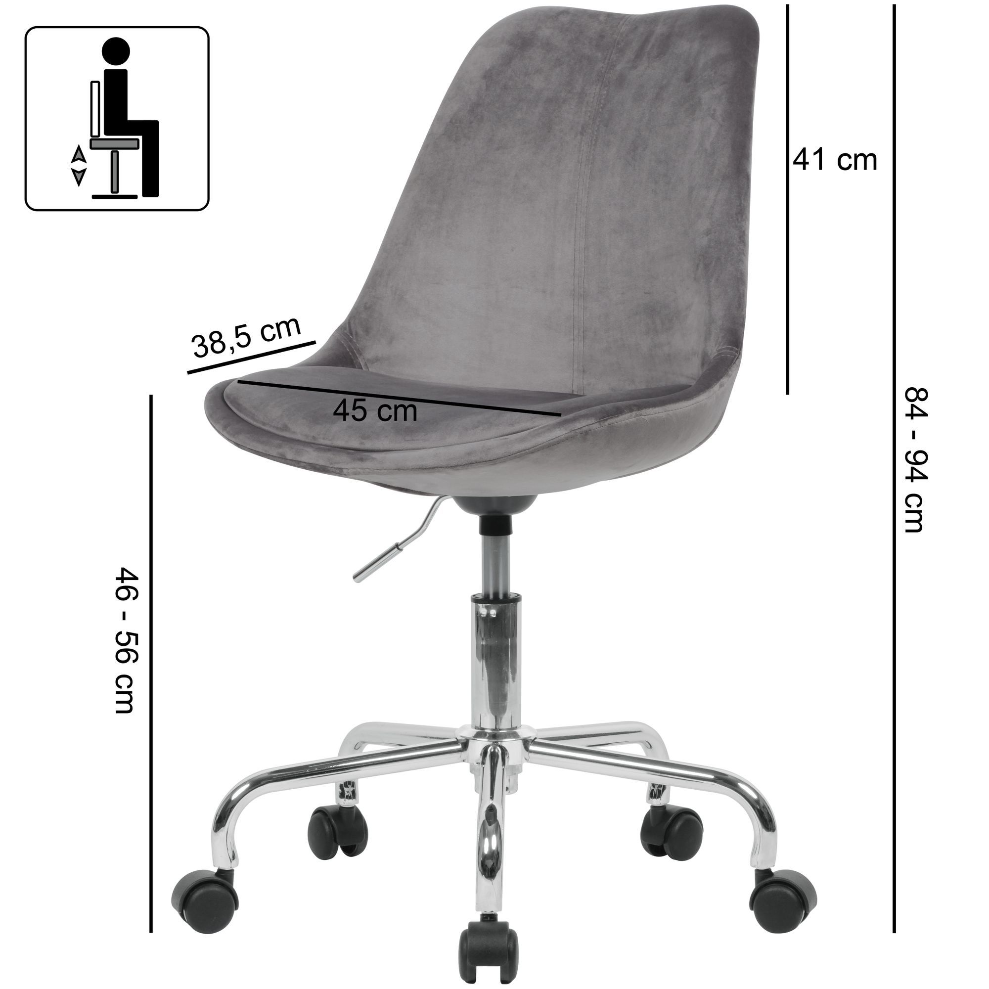 Chaise pivotante SPM1.420