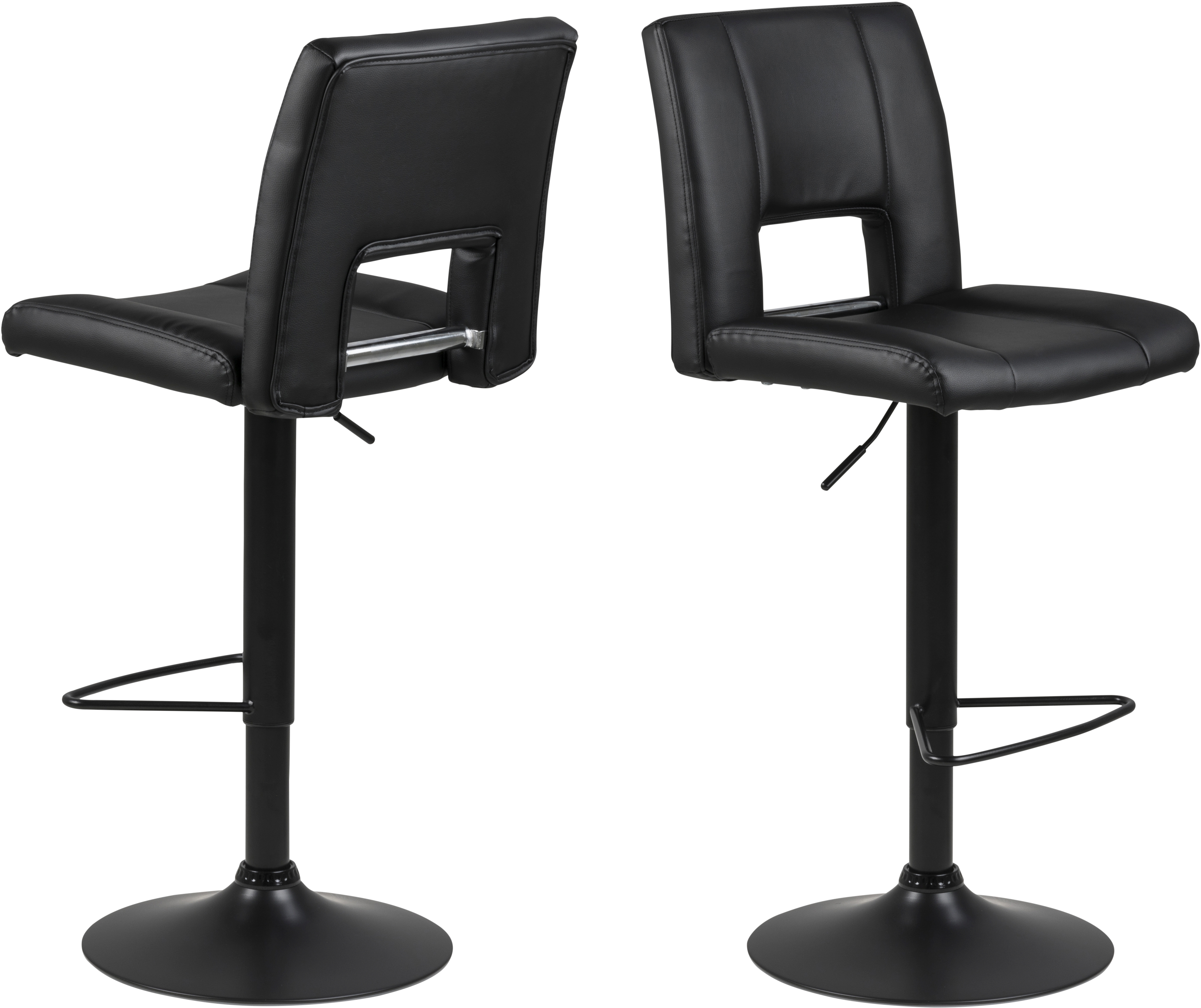 Lot de 2 tabourets de bar SYLVIA