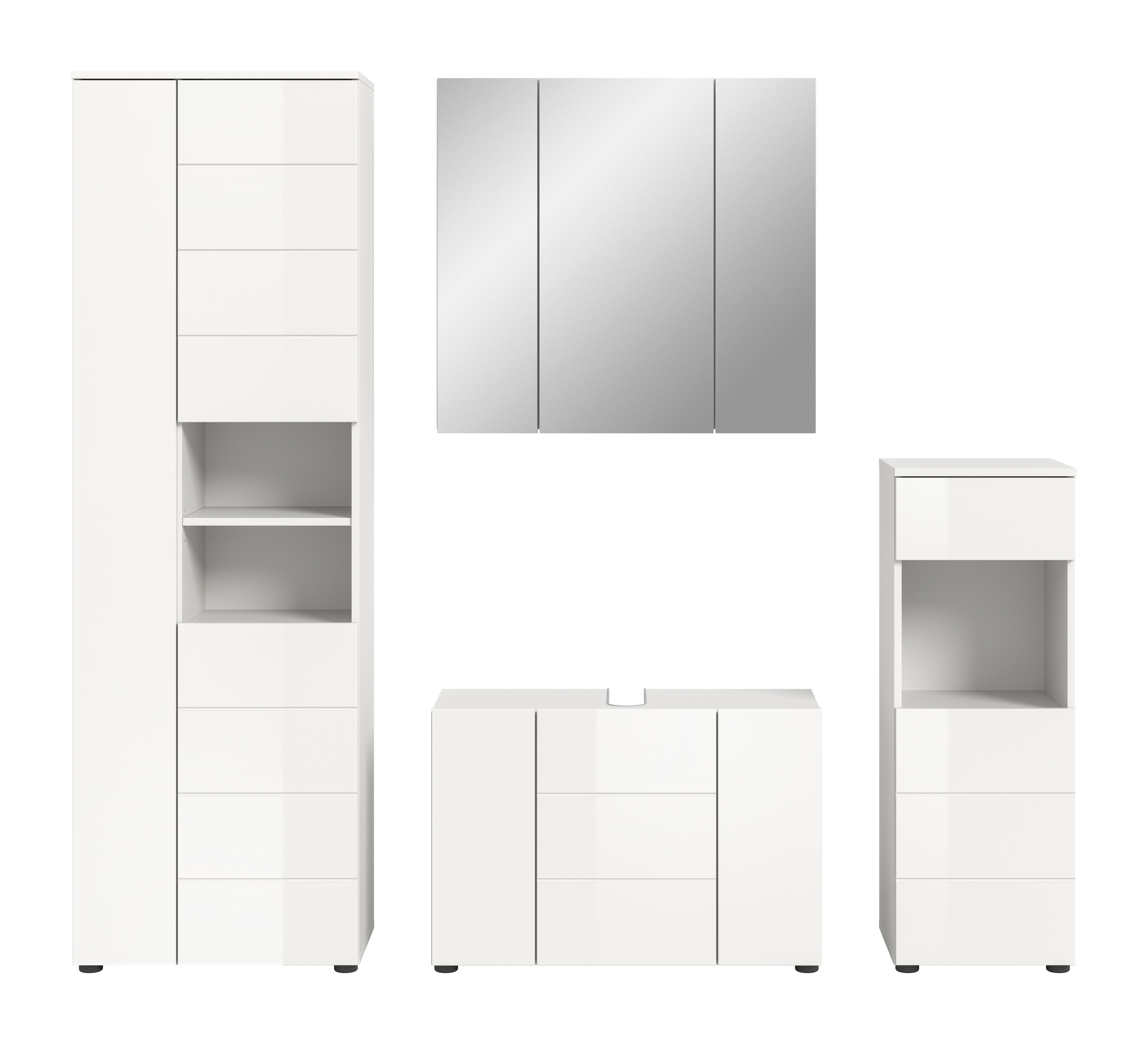 Salle de bains combinée 4 éléments AMBO