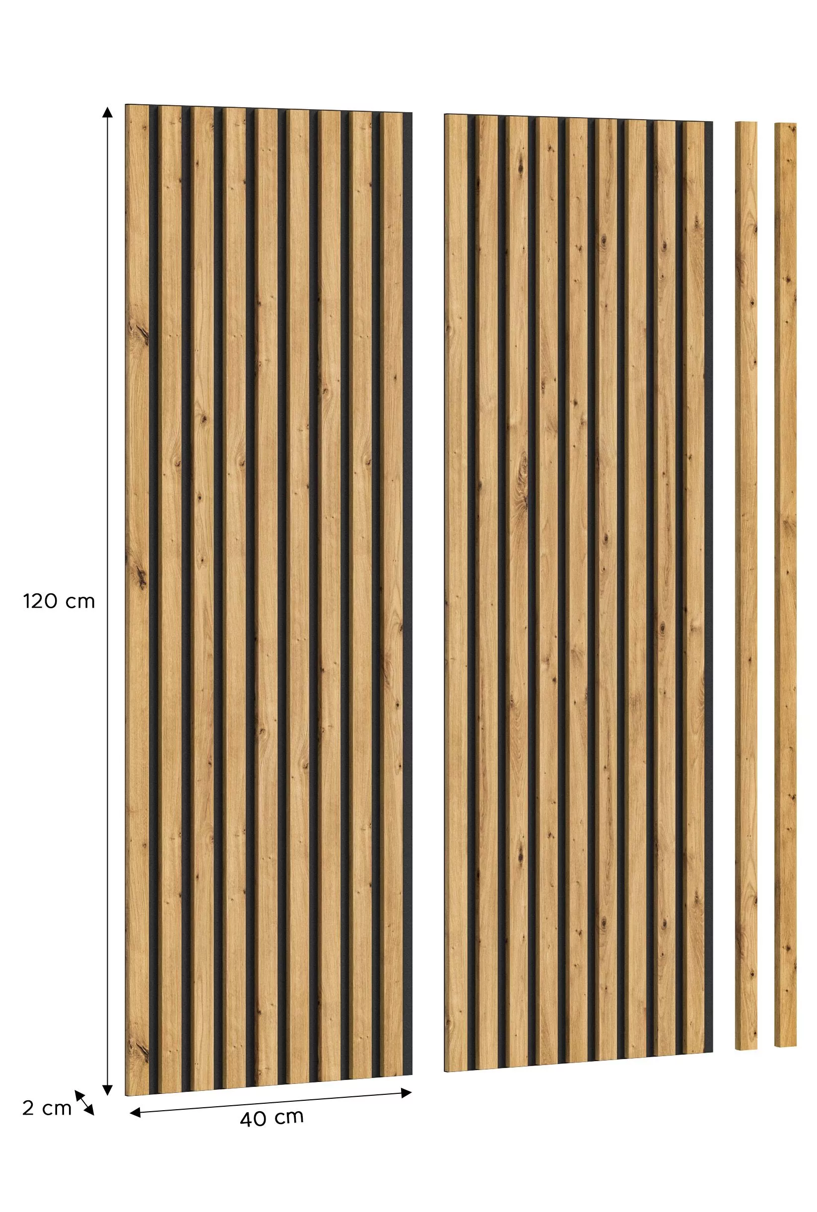 Lot de 2 panneaux acoustiques KOMBOLCHA
