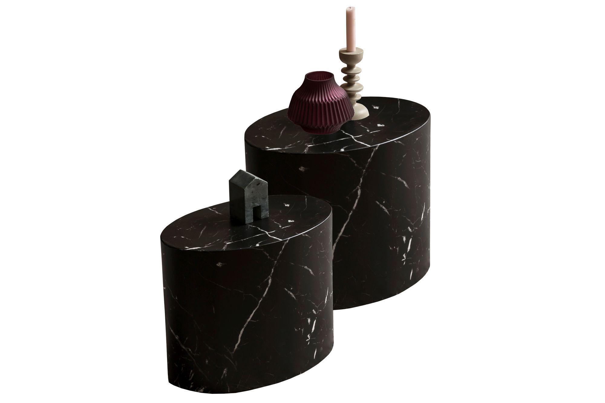 Lot de 2 tables basses TANGERANG Lot de 2 tables basses TANGERANG