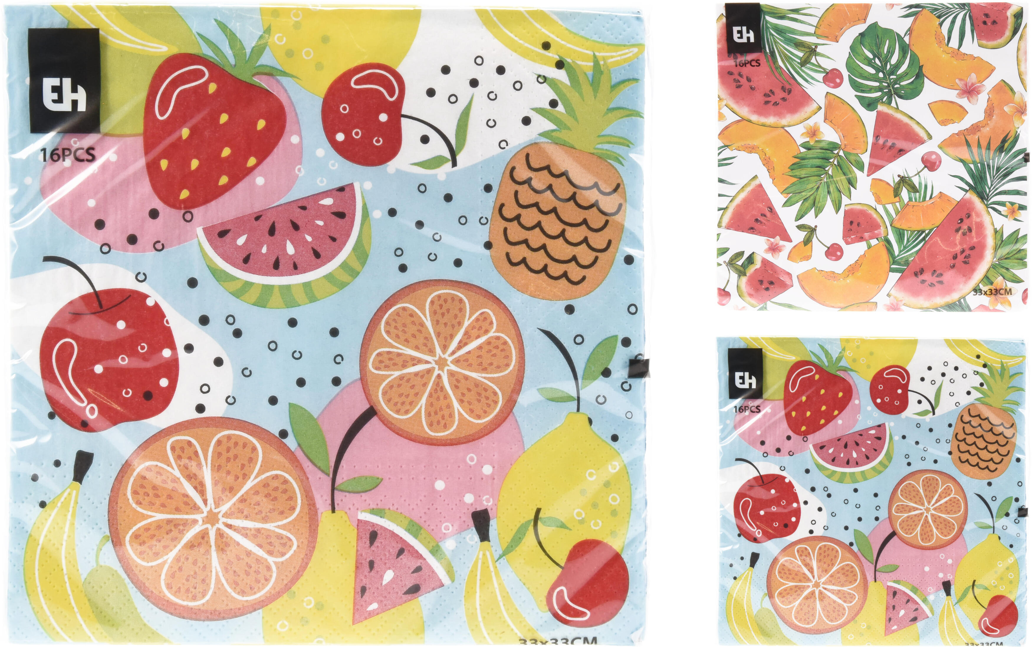 Serviette mélange de fruits EH Serviette mélange de fruits EH