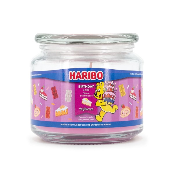 Bougie en pot Birthday Cake HARIBO