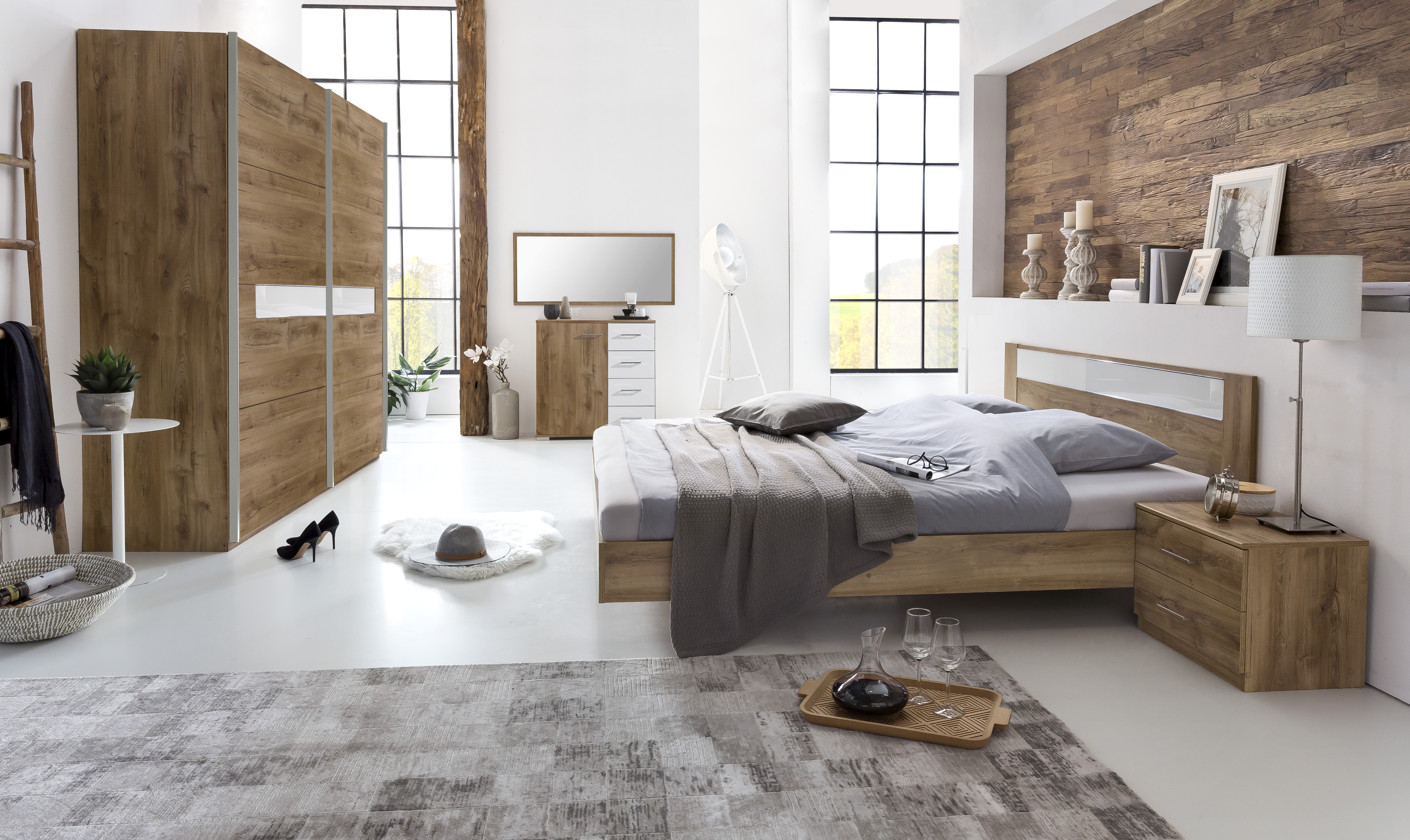 Chambre à coucher 4 éléments PAMELA Chambre à coucher 4 éléments PAMELA