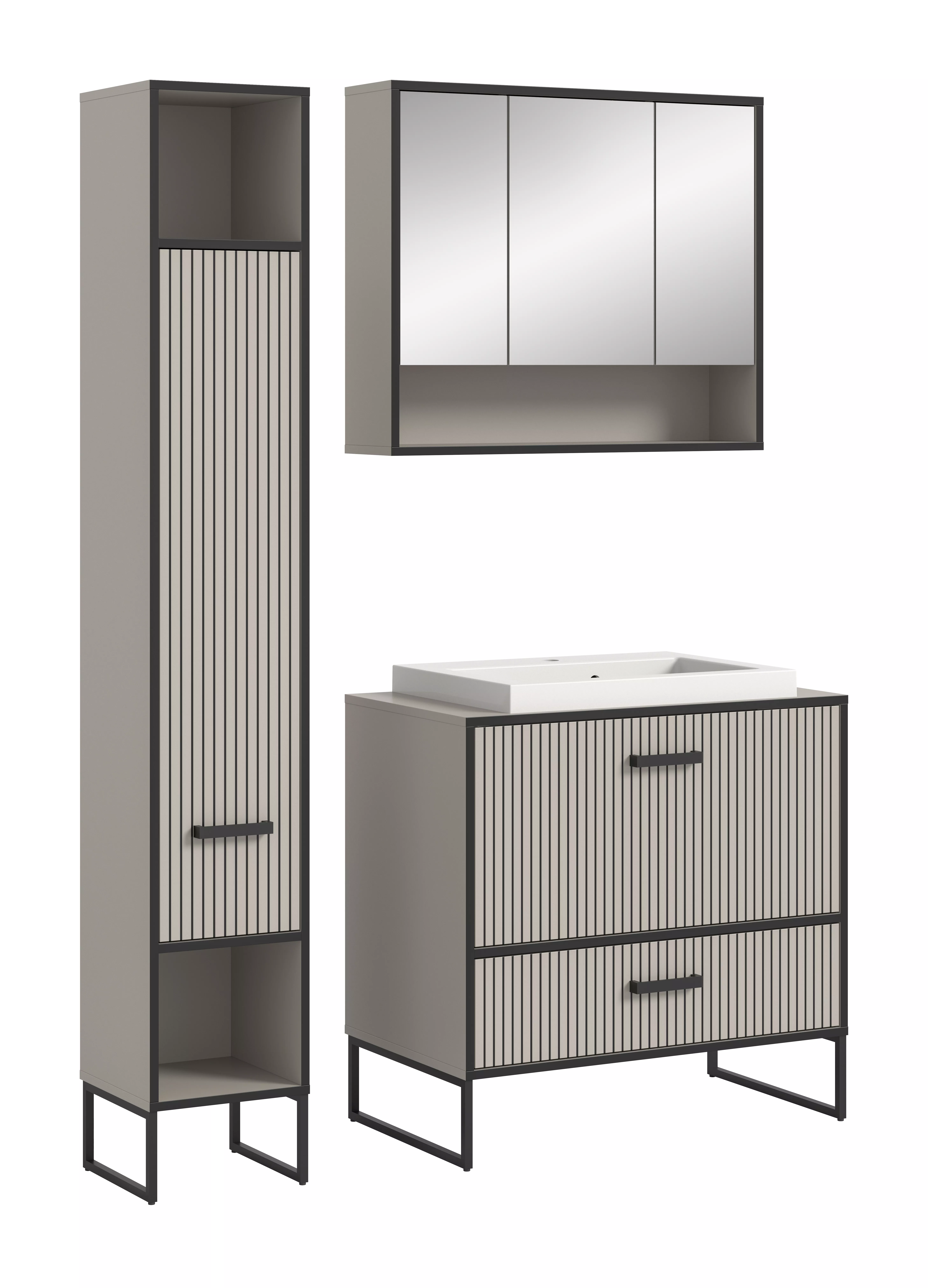 Badkombination 4-teilig BAGNO