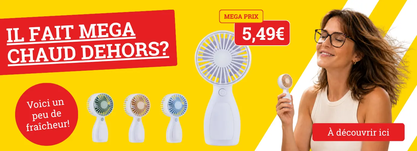 Faites des économies ÉNORMES ! Mini-ventilateur AIR