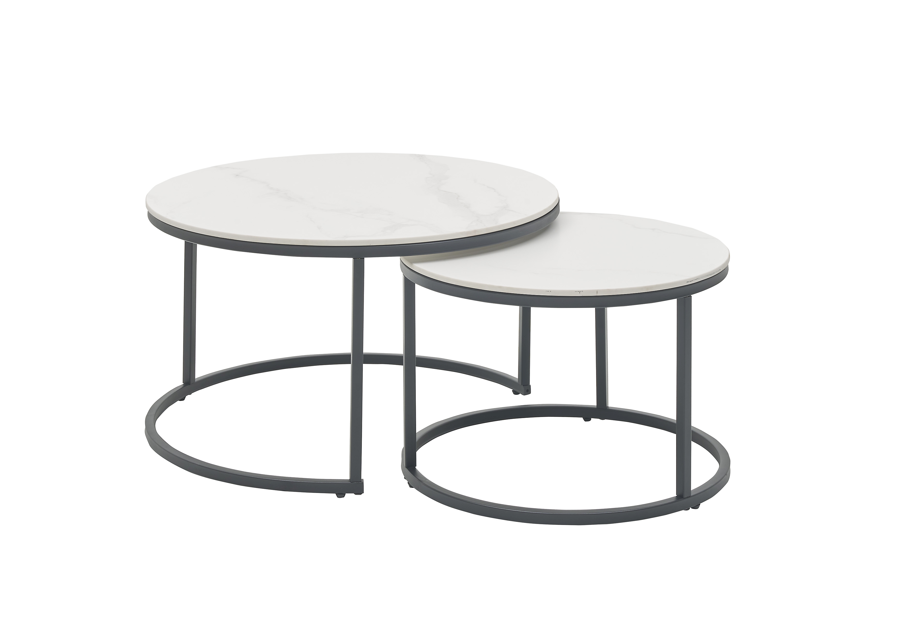 Lot de 2 tables basses GINO