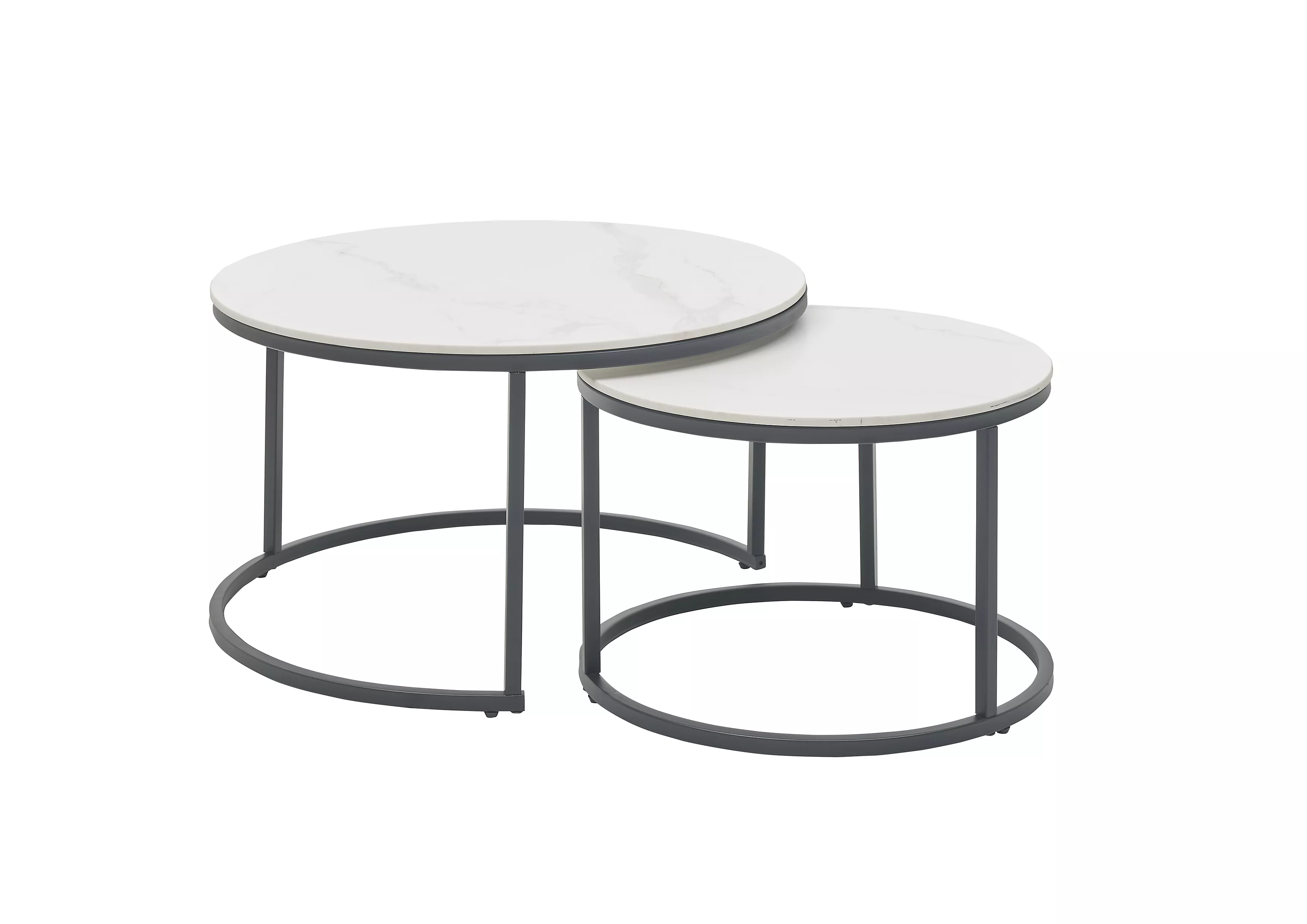 Lot de 2 tables basses GINO