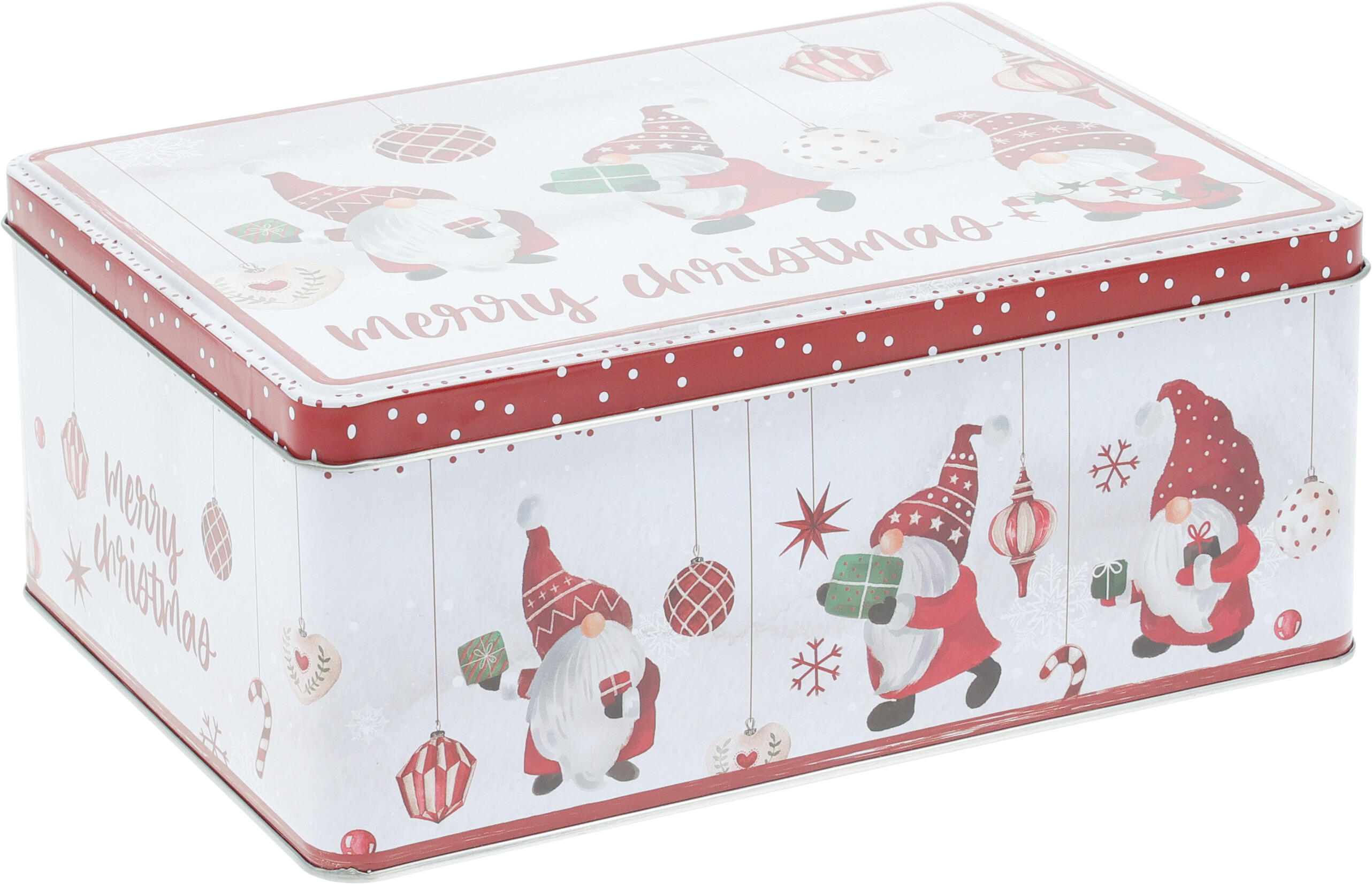 Boîte à provisions motif lutin CHRISTMAS Boîte à provisions motif lutin CHRISTMAS