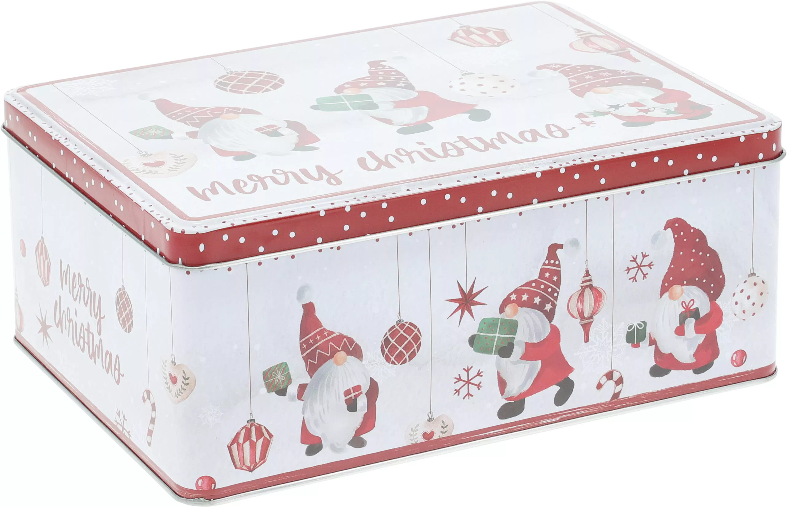 Boîte à provisions motif lutin CHRISTMAS