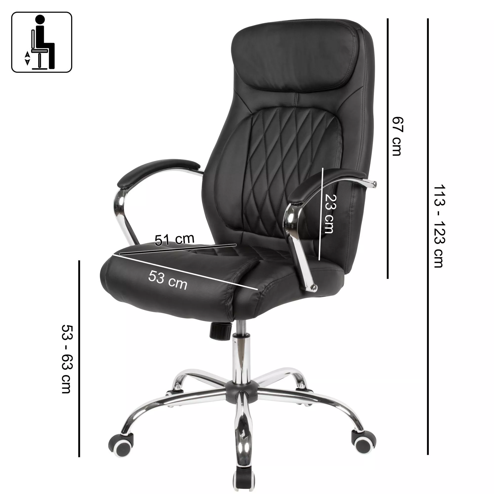 Chaise de bureau PRACHUAP KHIRI KHAN
