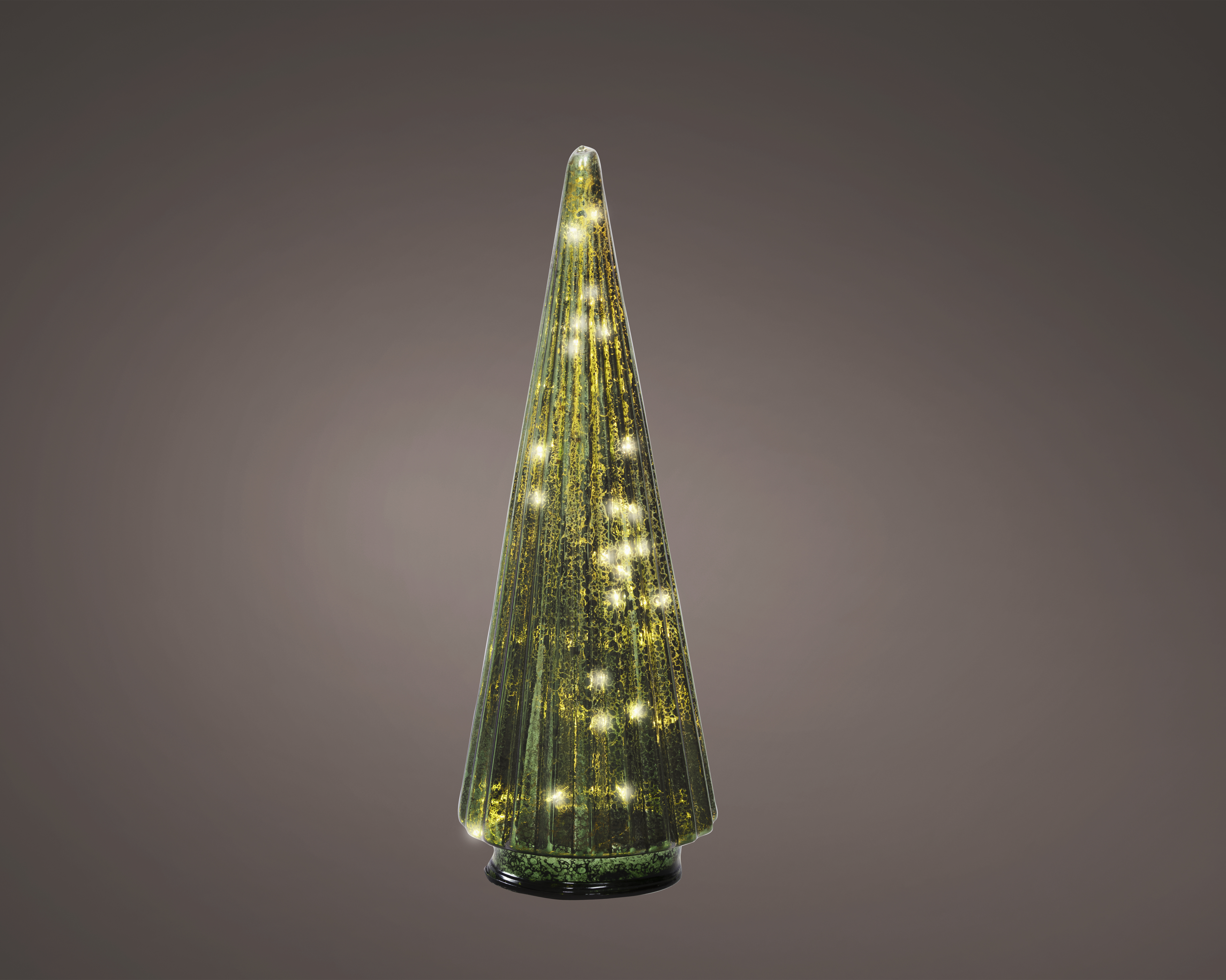 Arbre en verre avec micro LED DEKO